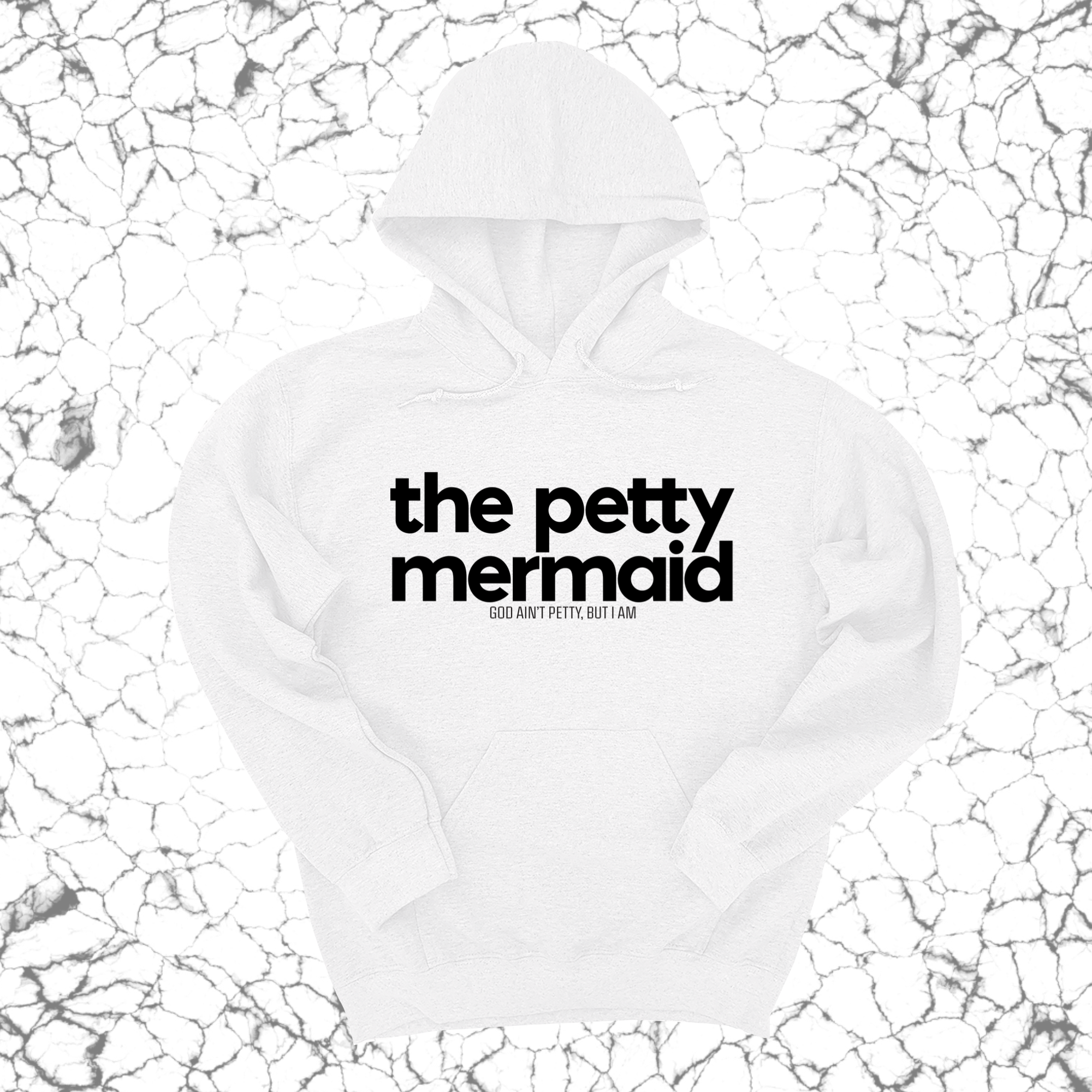 *HOODIE* The Petty Mermaid Unisex Hoodie-Hoodie-The Original God Ain't Petty But I Am