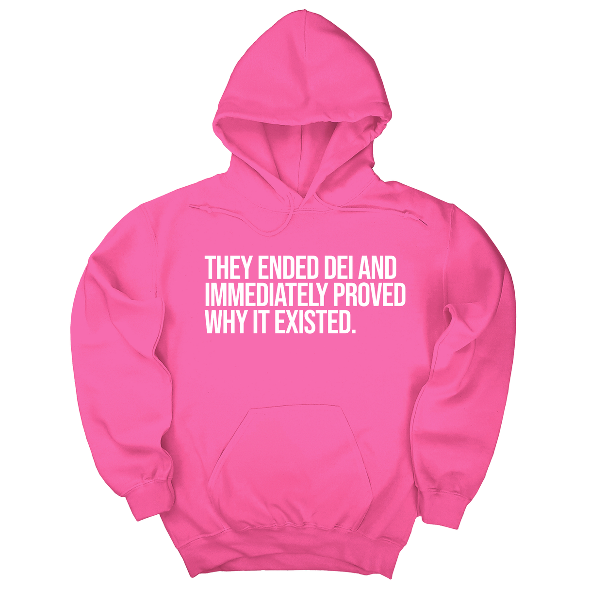 *HOODIE* They Ended DEI and Immediately Proved Why It Existed Unisex Hoodie-Hoodie-The Original God Ain't Petty But I Am