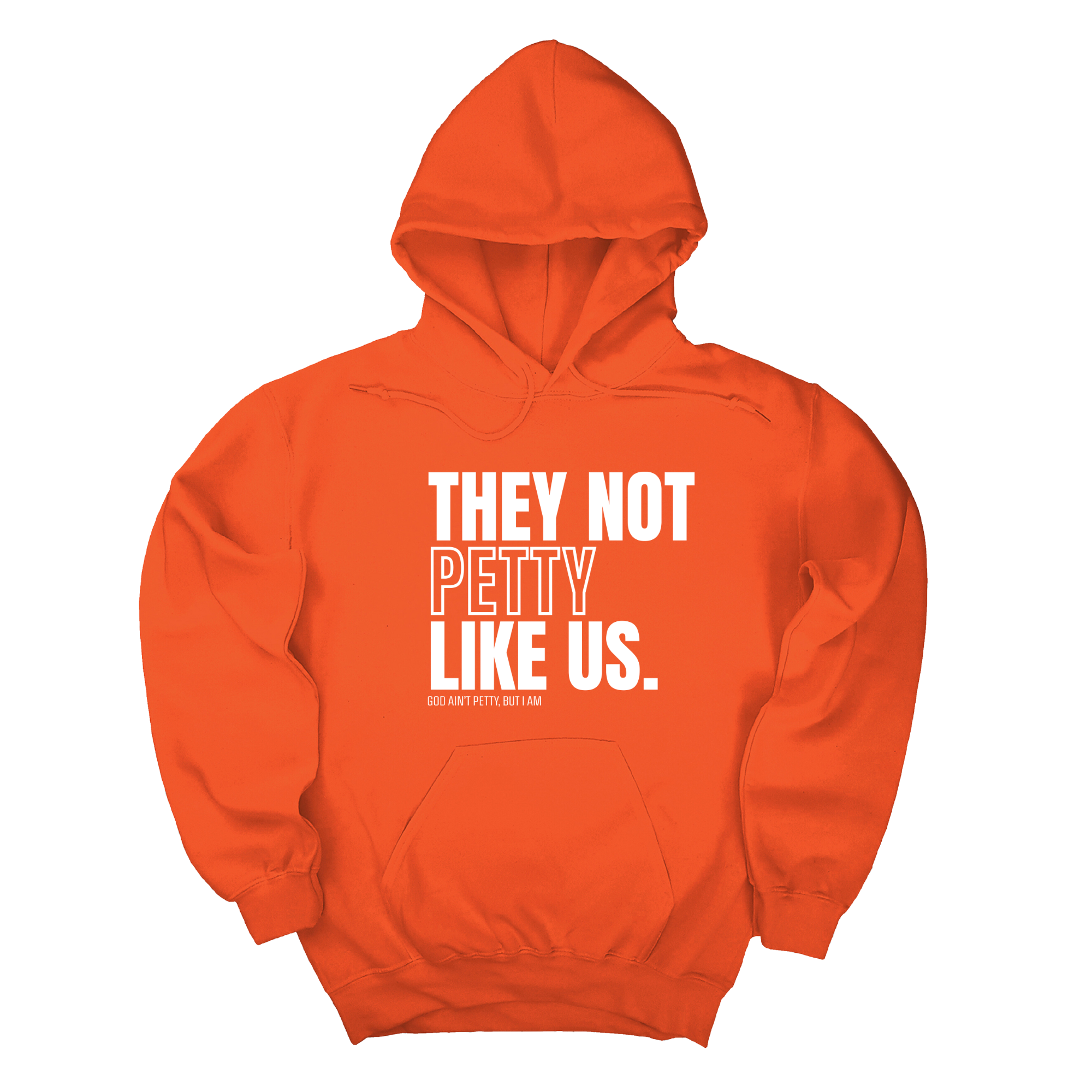 *HOODIE* They Not Petty Like Us Unisex Hoodie-Hoodie-The Original God Ain't Petty But I Am
