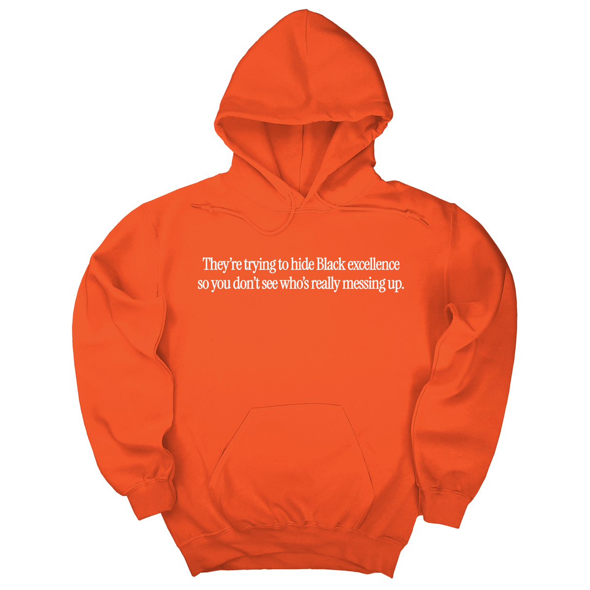 *HOODIE* They Trying to Hide Black Excellence So You Don’t See Who’s Really Messing Up Unisex Hoodie-Hoodie-The Original God Ain't Petty But I Am