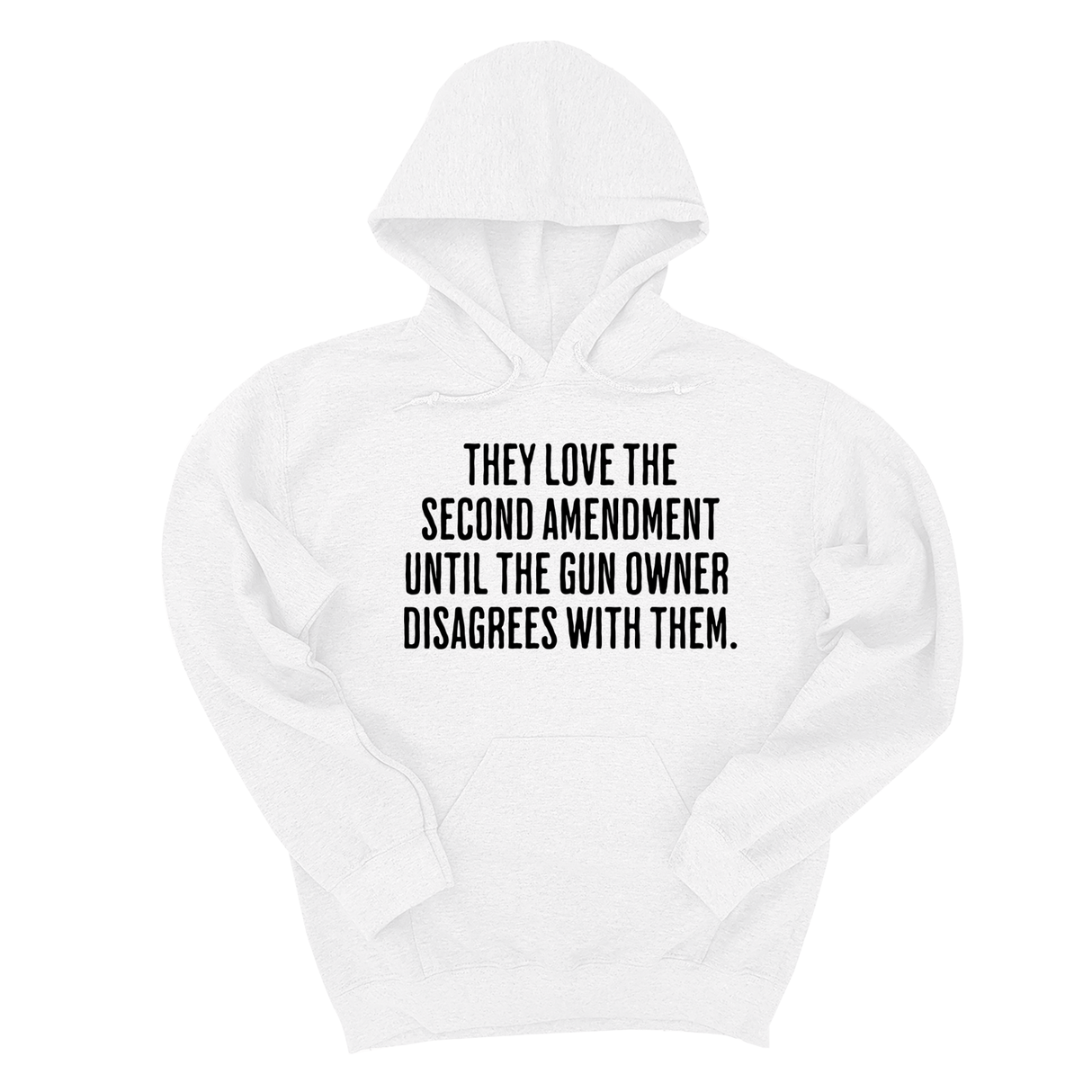 *HOODIE* They love the Second Amendment until the gun owner disagrees with them Unisex Hoodie-Hoodie-The Original God Ain't Petty But I Am