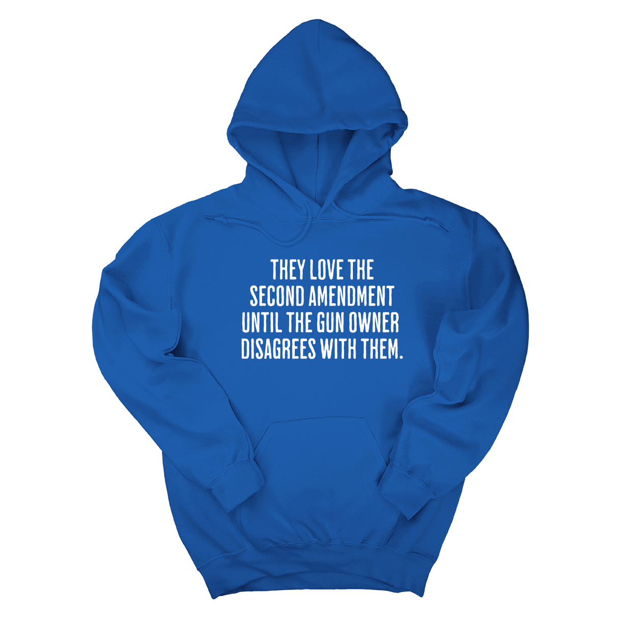 *HOODIE* They love the Second Amendment until the gun owner disagrees with them Unisex Hoodie-Hoodie-The Original God Ain't Petty But I Am