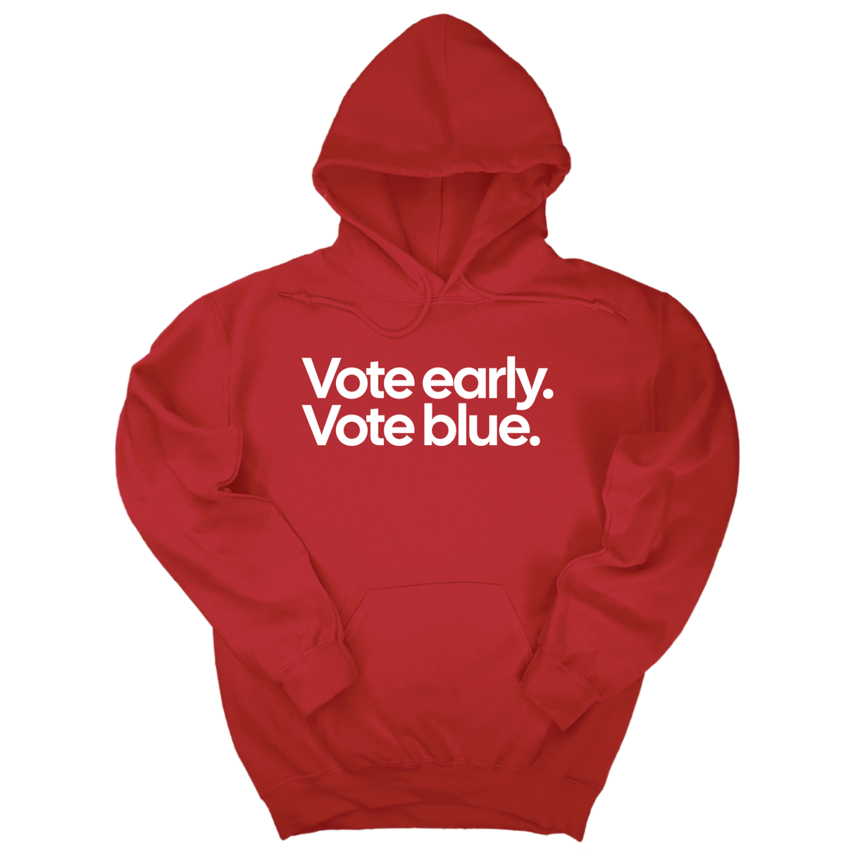 *HOODIE* Vote Early. Vote Blue Unisex Hoodie-Hoodie-The Original God Ain't Petty But I Am