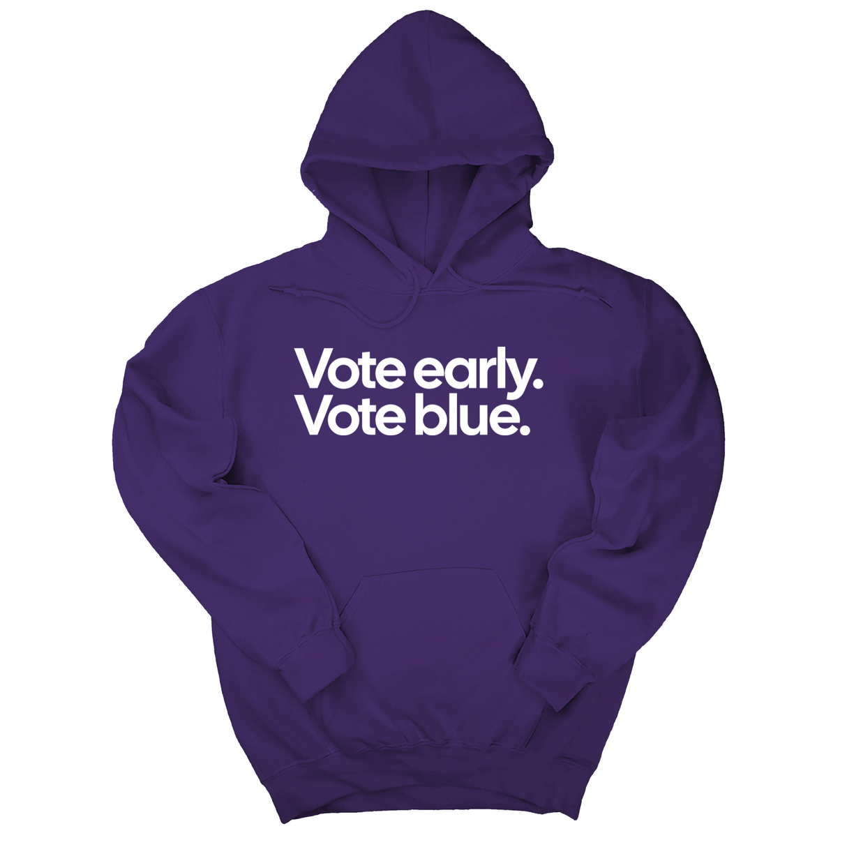 *HOODIE* Vote Early. Vote Blue Unisex Hoodie-Hoodie-The Original God Ain't Petty But I Am