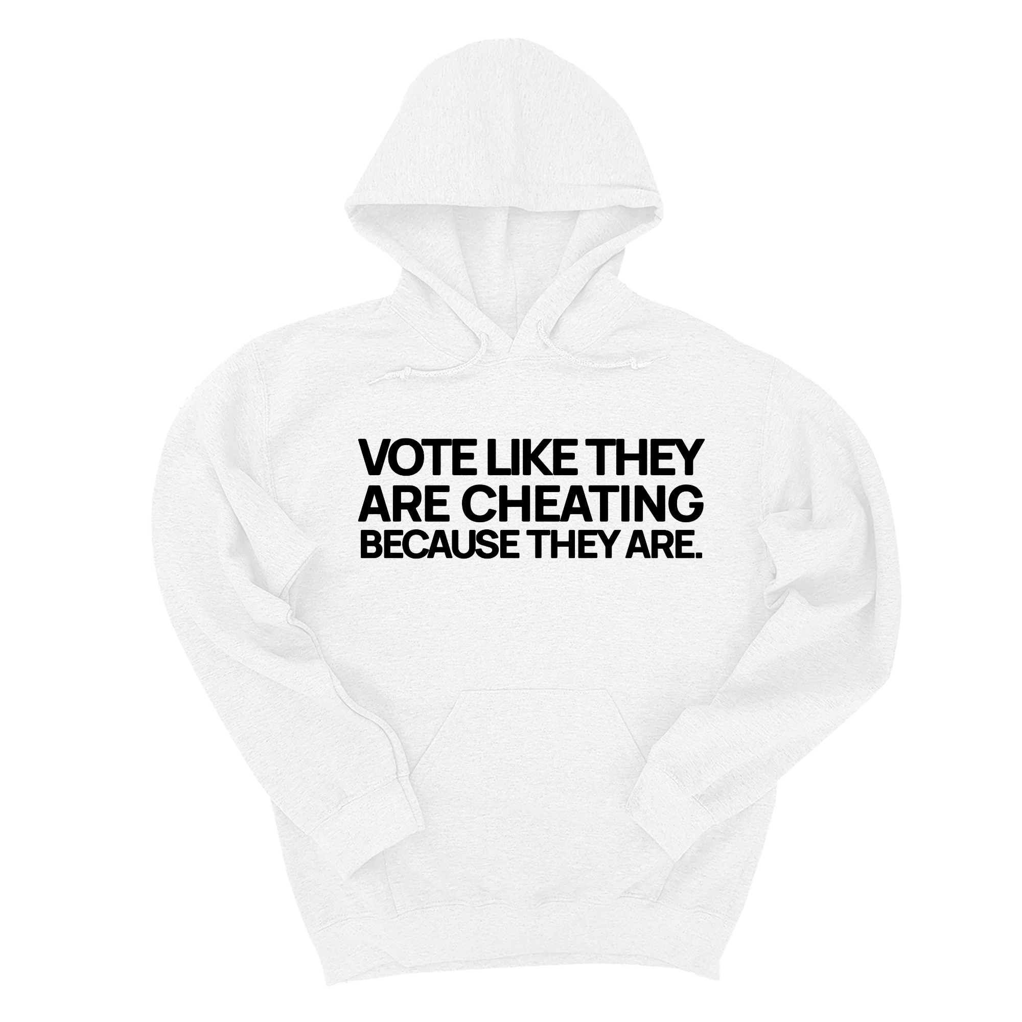 *HOODIE* Vote like they are cheating because they are Unisex Hoodie-Hoodie-The Original God Ain't Petty But I Am
