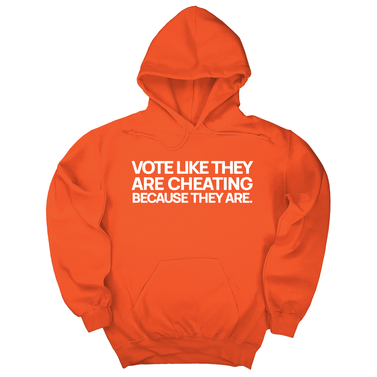 *HOODIE* Vote like they are cheating because they are Unisex Hoodie-Hoodie-The Original God Ain't Petty But I Am