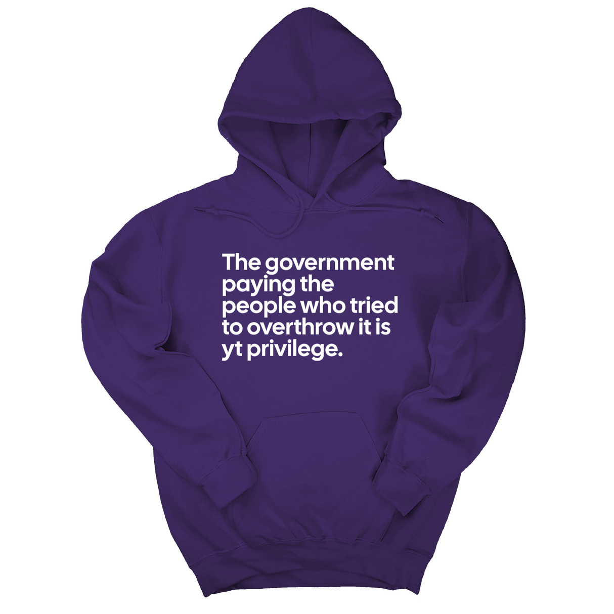 *HOODIE*The Government Paying the People Who Tried to Overthrow It Is YT Privilege Unisex Hoodie-Hoodie-The Original God Ain't Petty But I Am