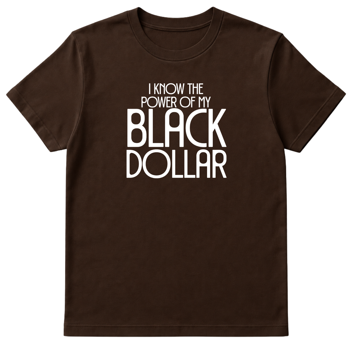 I Know the Power of My Black Dollar Unisex Tee-T-Shirt-The Original God Ain't Petty But I Am