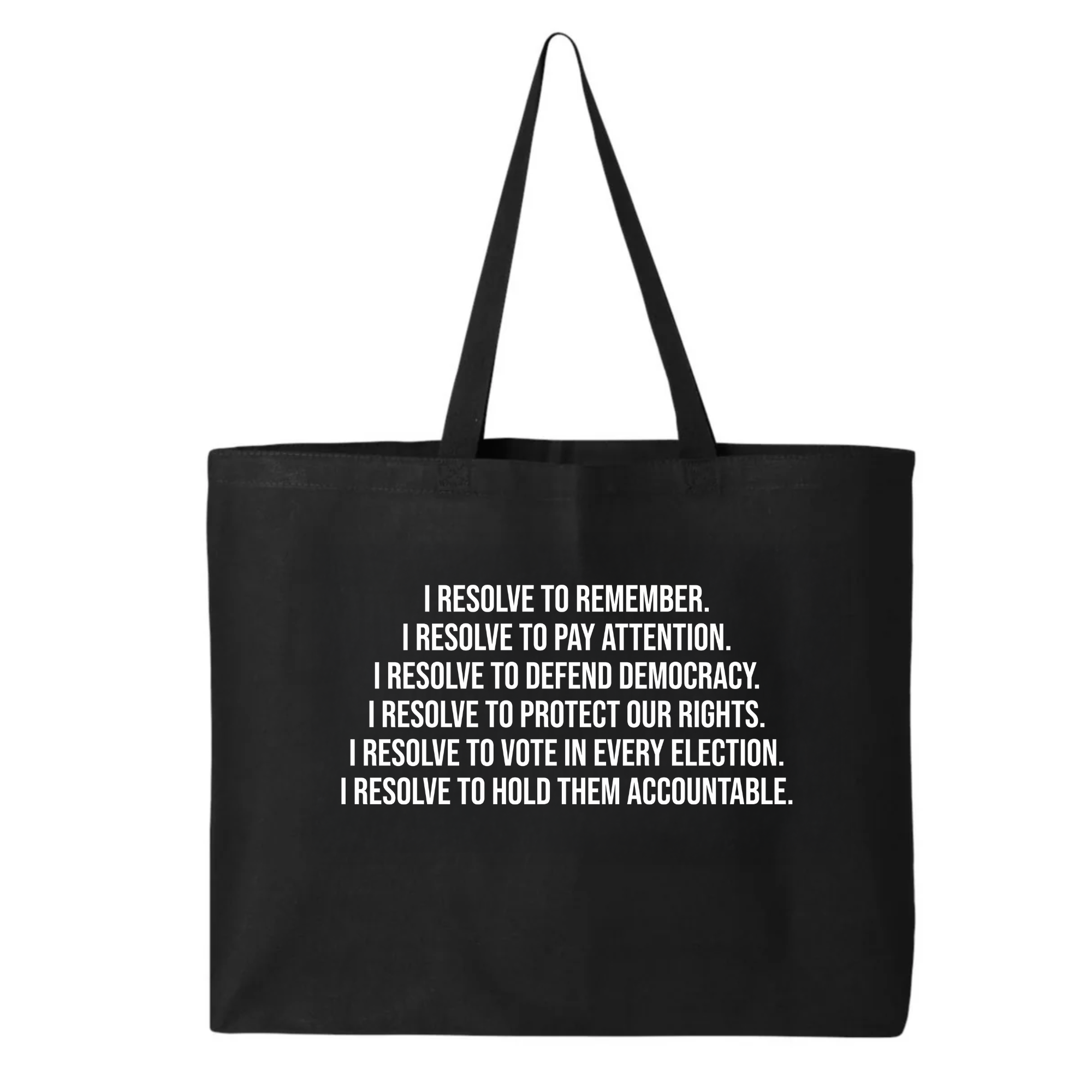 I Resolve Tote bag-Tote Bag-The Original God Ain't Petty But I Am