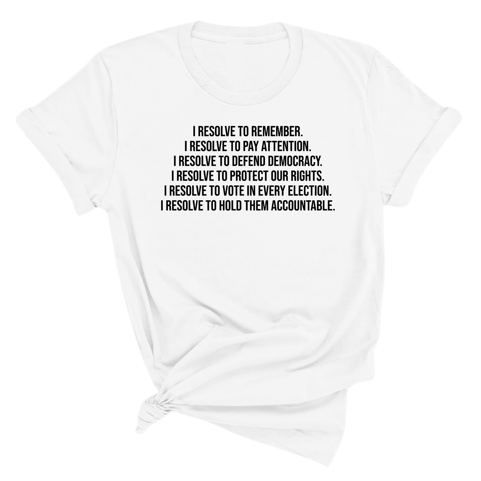 I Resolve Unisex Tee-T-Shirt-The Original God Ain't Petty But I Am