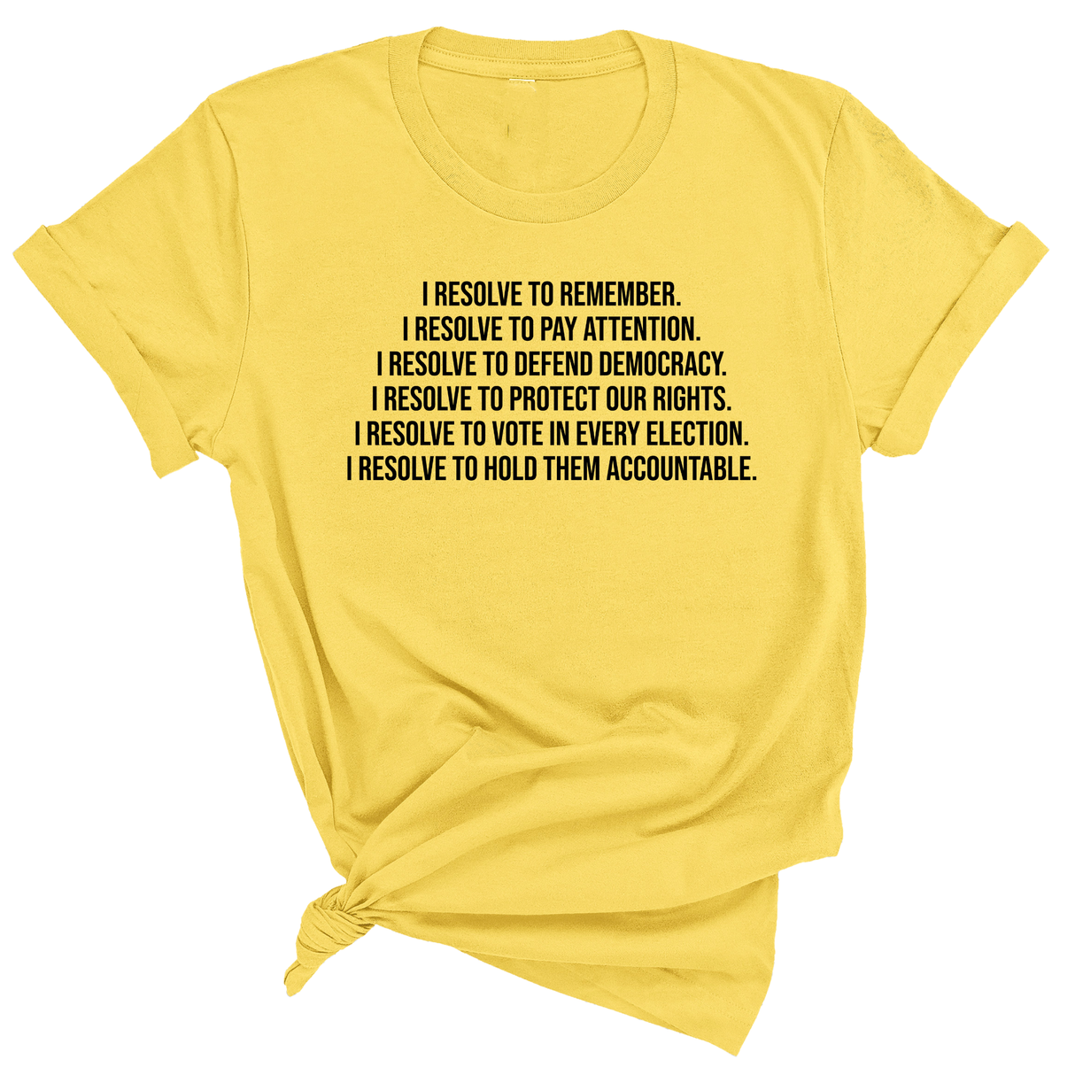 I Resolve Unisex Tee-T-Shirt-The Original God Ain't Petty But I Am