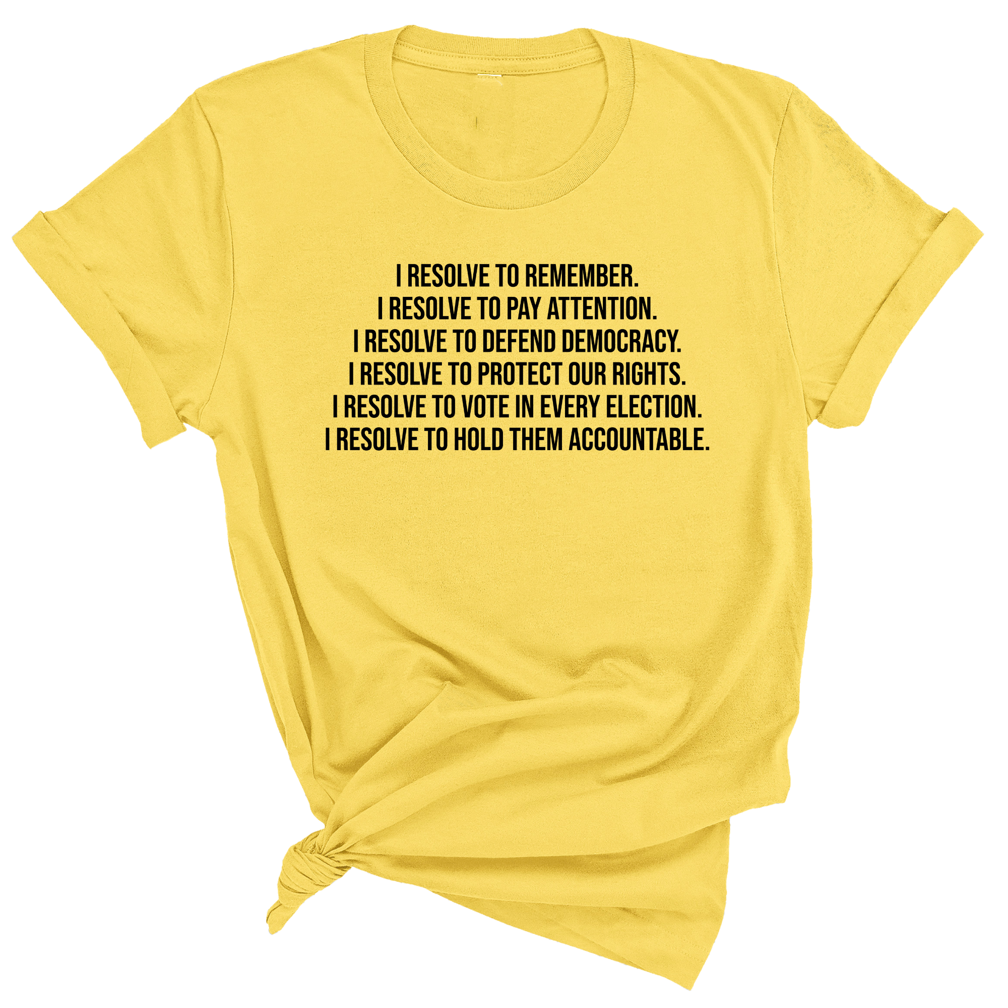 I Resolve Unisex Tee-T-Shirt-The Original God Ain't Petty But I Am