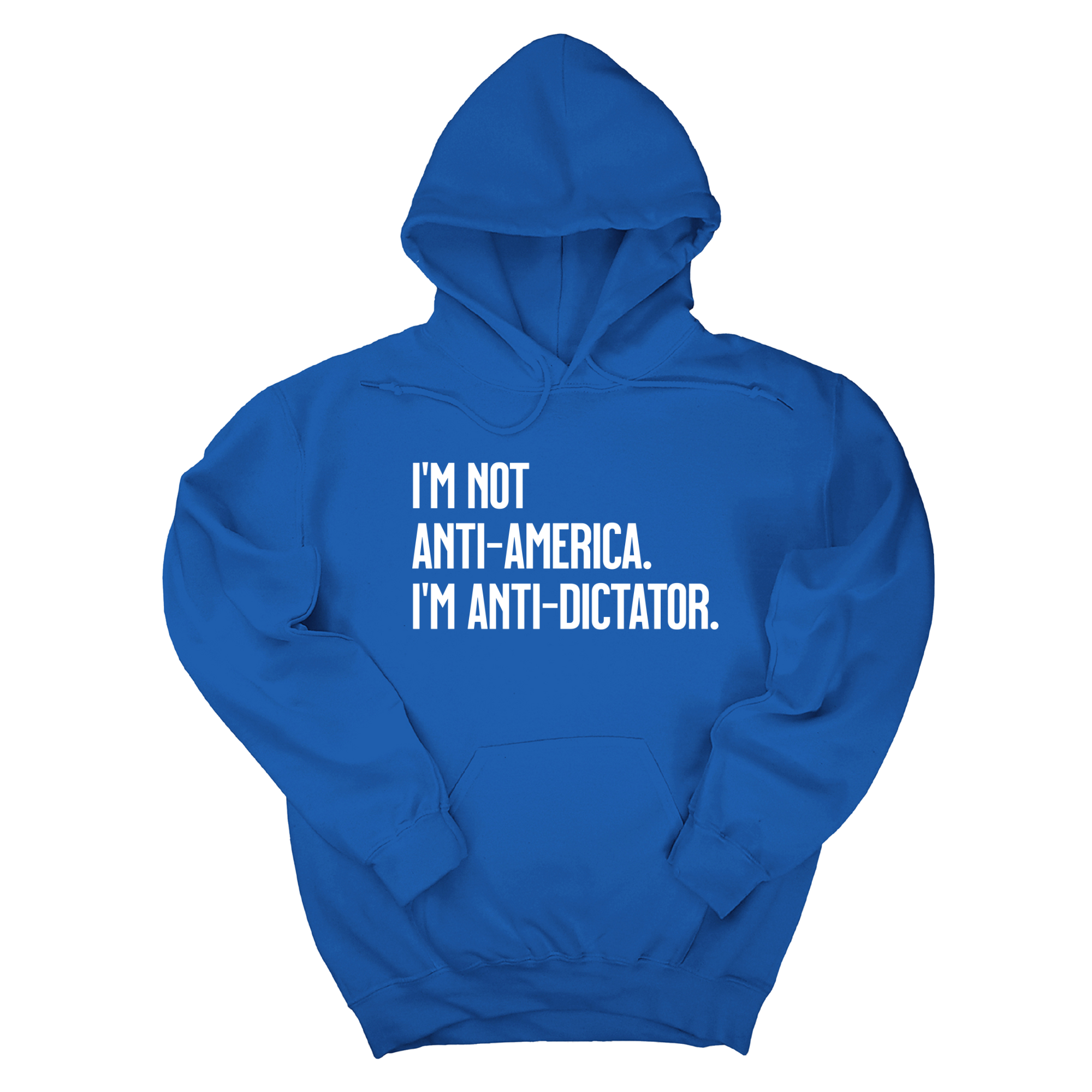 I’m Not Anti-America. I’m Anti-Dictator Unisex Hoodie-Hoodie-The Original God Ain't Petty But I Am