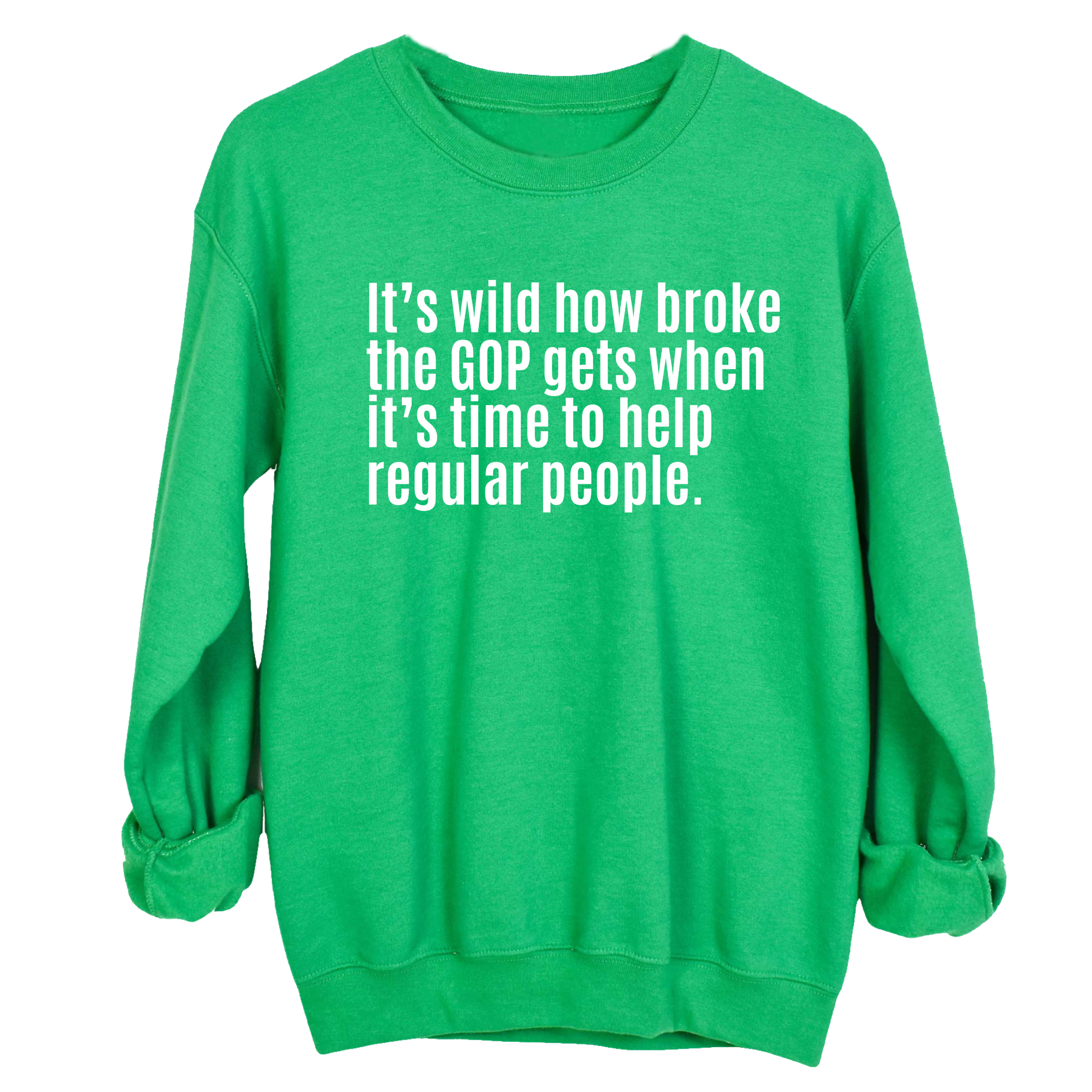 It’s Wild How Broke the GOP Gets When It’s Time to Help Regular People Unisex Sweatshirt-Sweatshirt-The Original God Ain't Petty But I Am