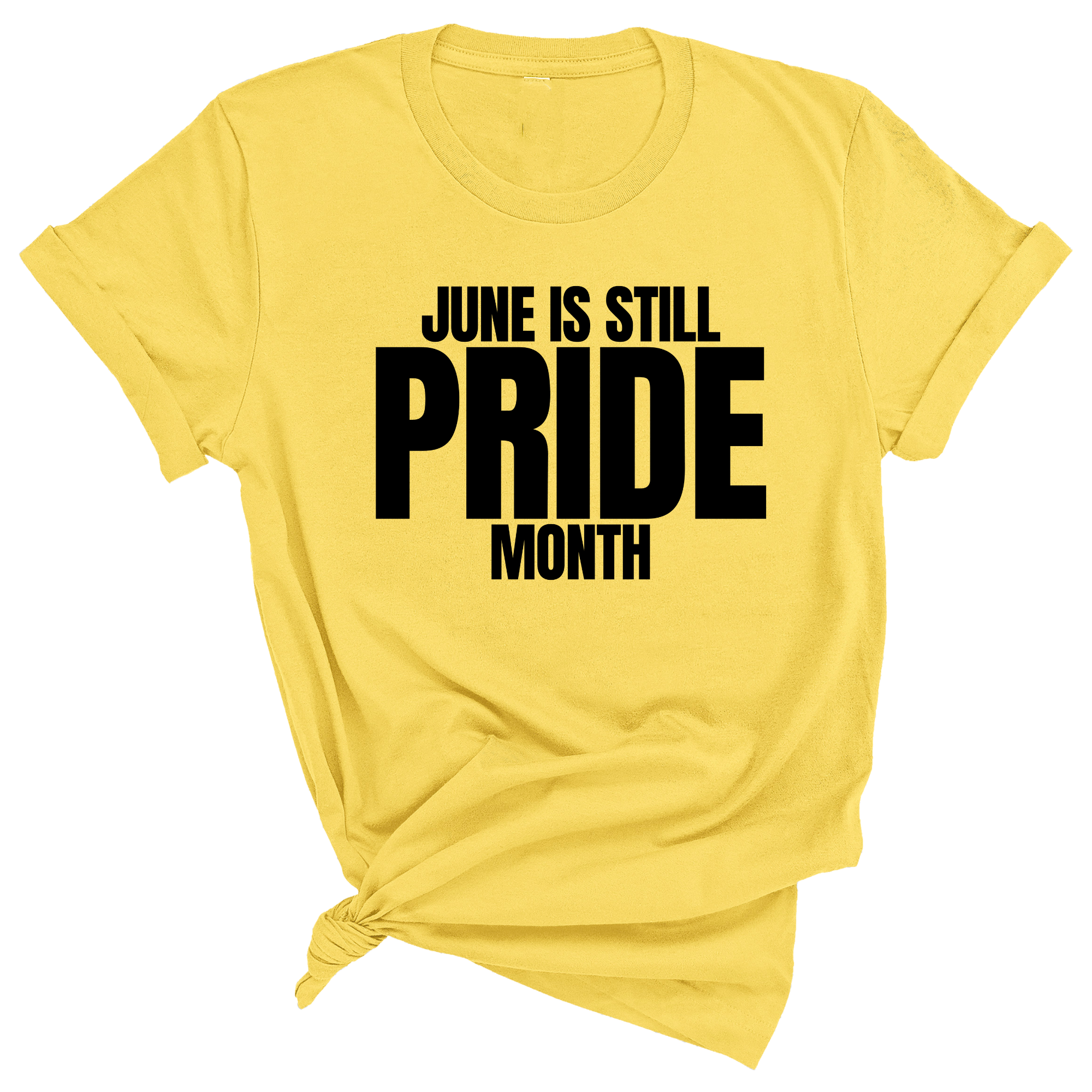June is Still Pride Month Unisex Tee-FRESH NOT PETTY APPAREL-The Original God Ain't Petty But I Am