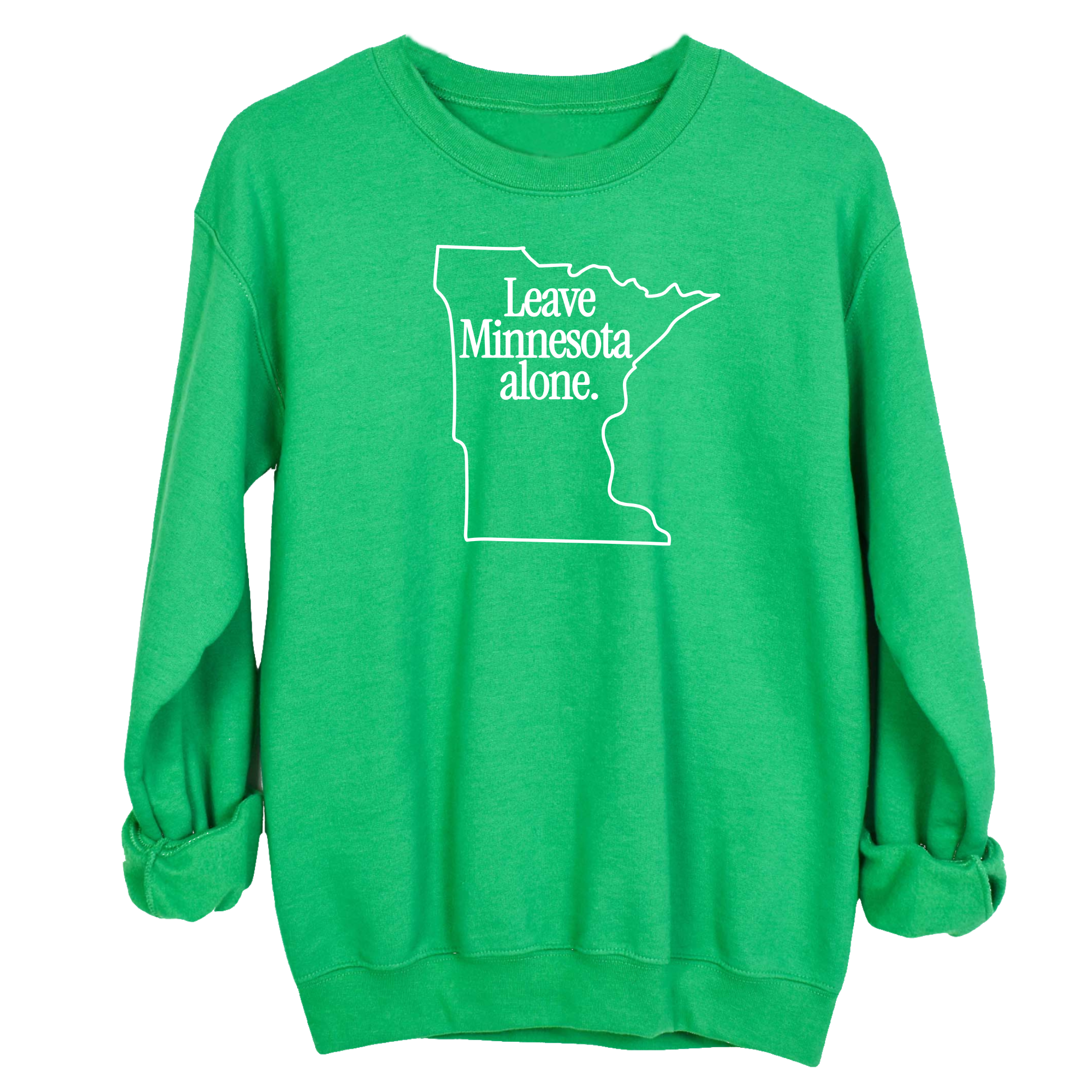 Leave Minnesota Alone (state) Unisex Sweatshirt-Sweatshirt-The Original God Ain't Petty But I Am