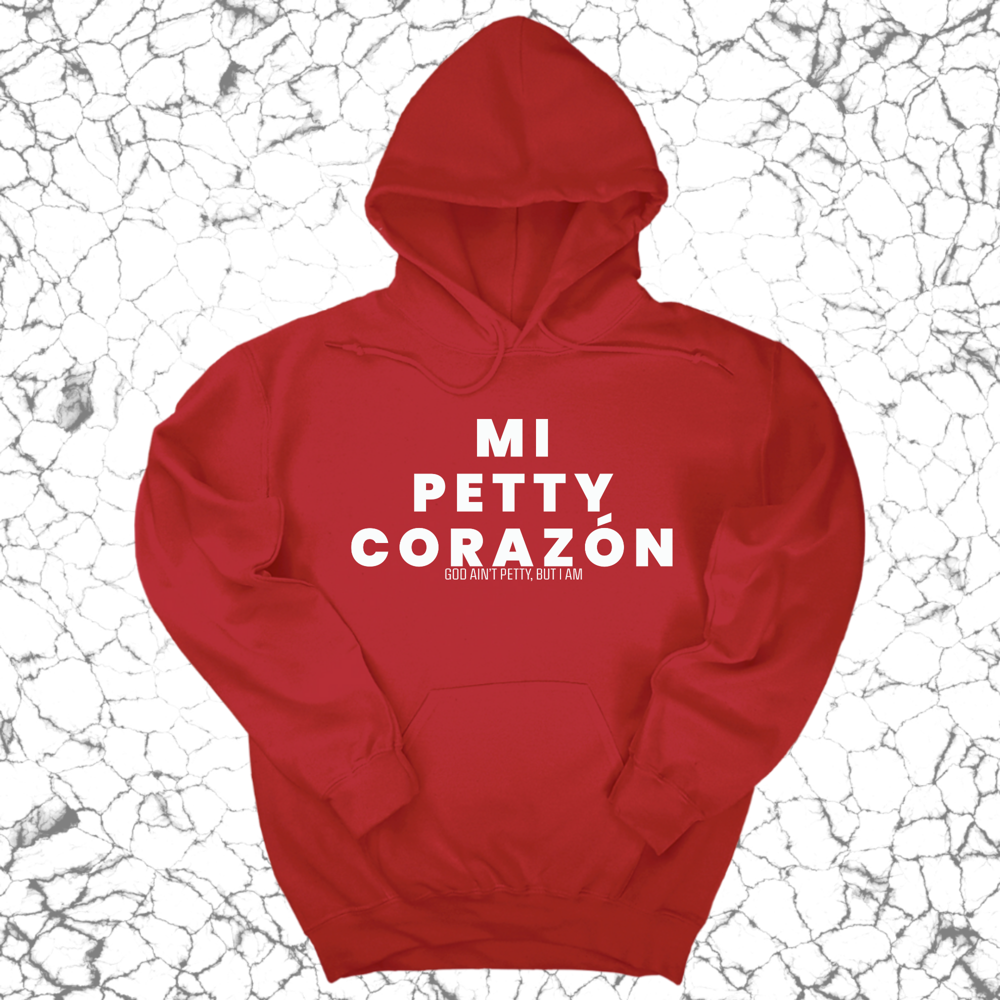 Mi Petty Corazon Unisex Hoodie-Hoodie-The Original God Ain't Petty But I Am