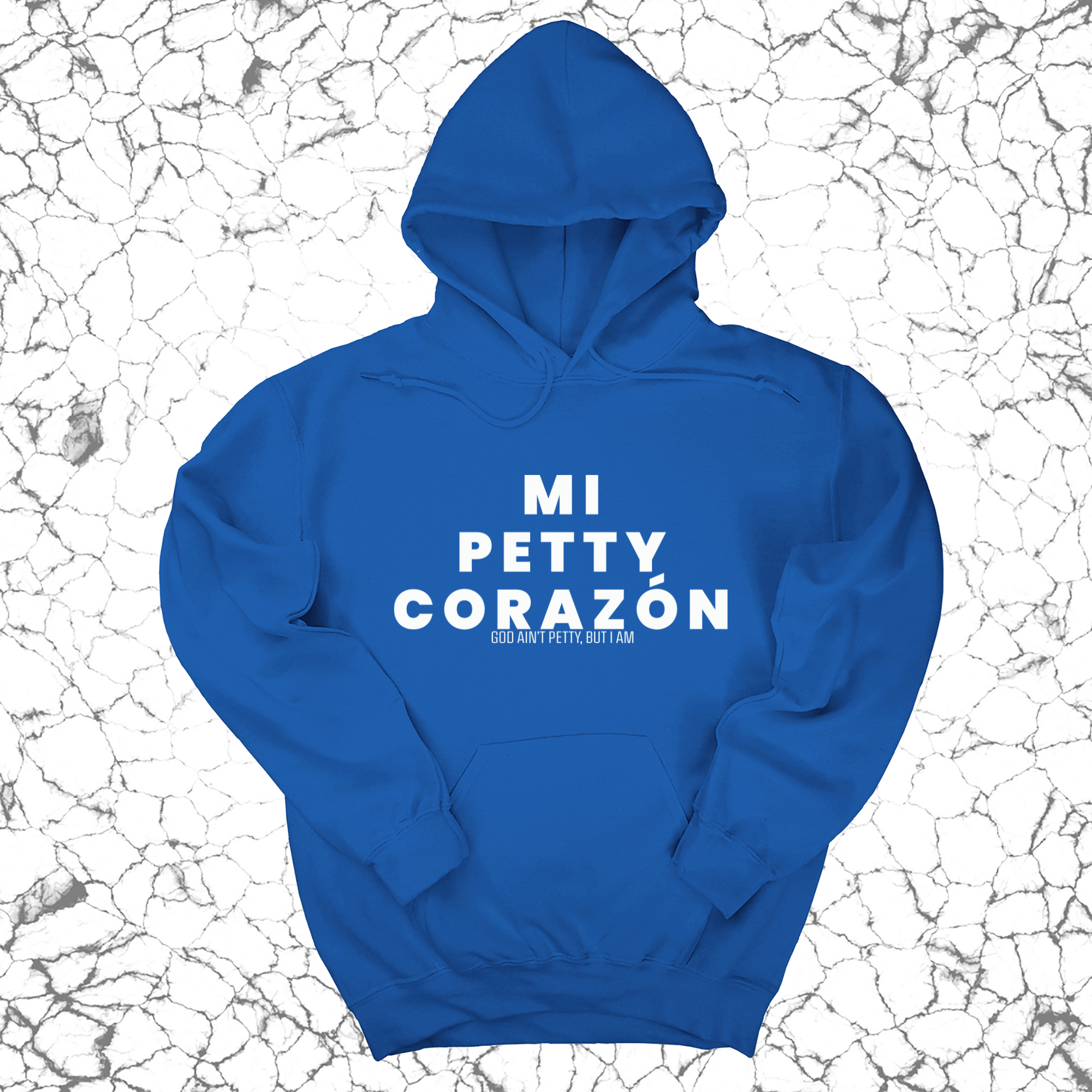 Mi Petty Corazon Unisex Hoodie-Hoodie-The Original God Ain't Petty But I Am