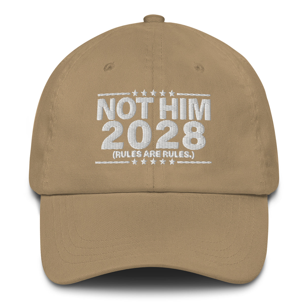 Not Him 2028 Rules Are Rules Dad Hat-Hats-The Original God Ain't Petty But I Am