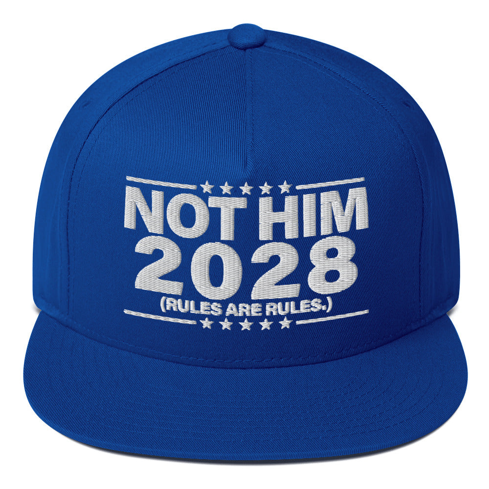 Not Him 2028 “Rules Are Rules” Snapback Hat-Hats-The Original God Ain't Petty But I Am