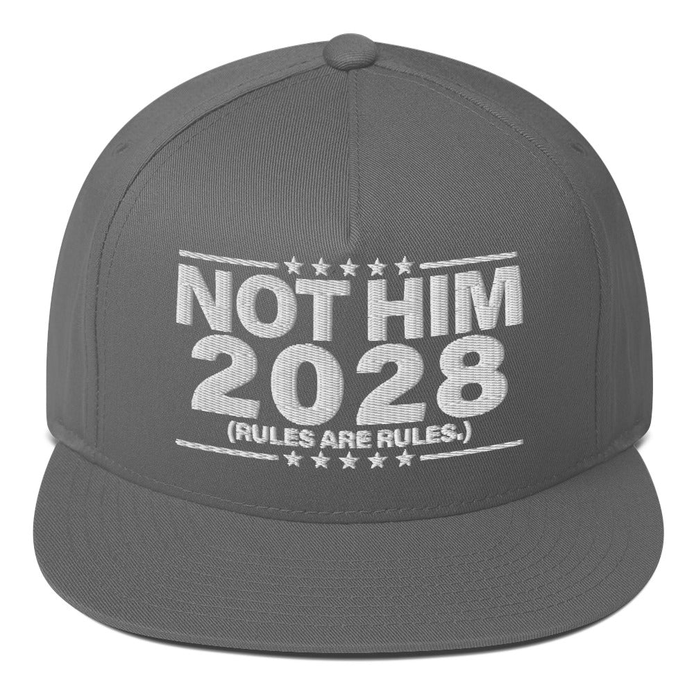Not Him 2028 “Rules Are Rules” Snapback Hat-Hats-The Original God Ain't Petty But I Am
