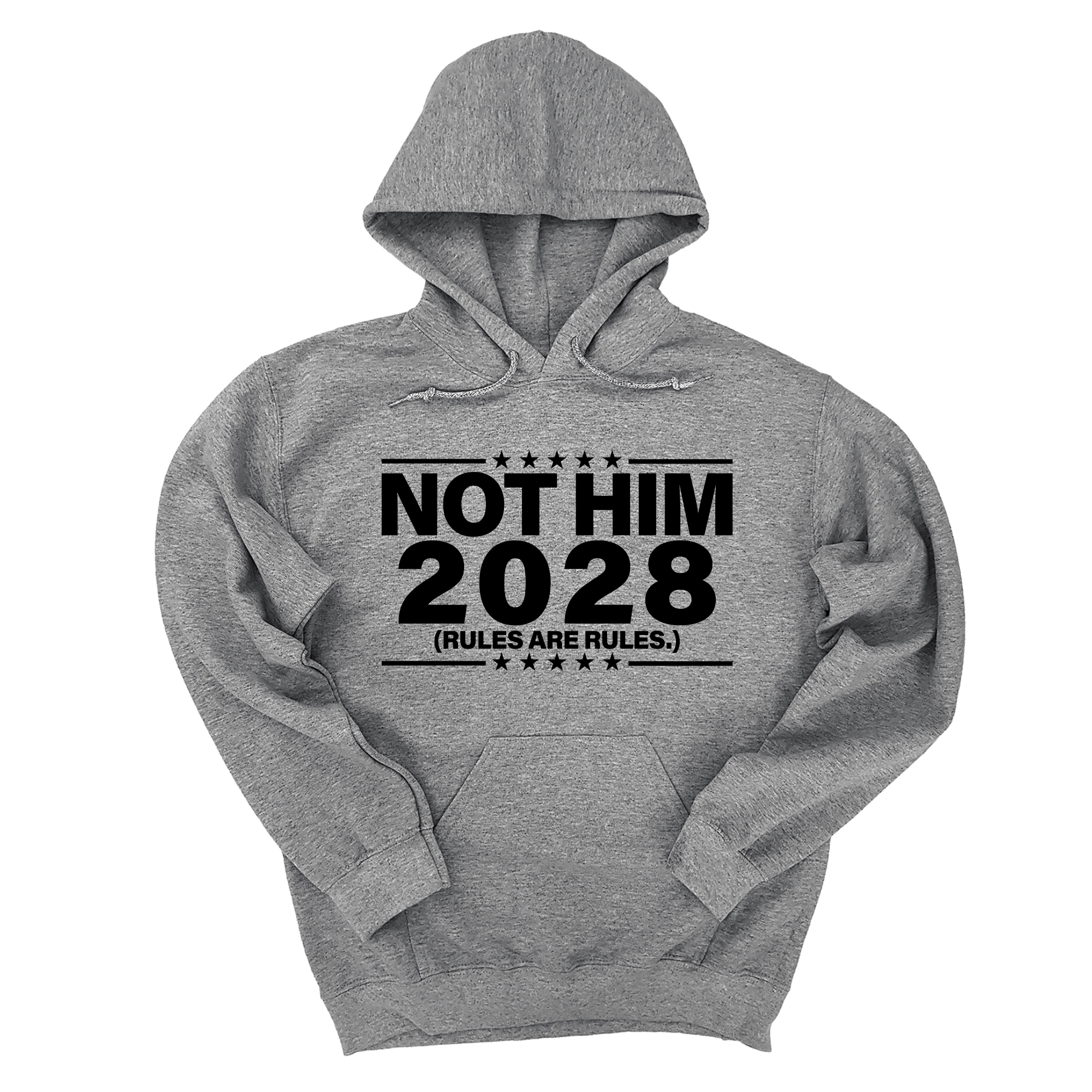 Not Him 2028 Rules are Rules Unisex Hoodie-Hoodie-The Original God Ain't Petty But I Am