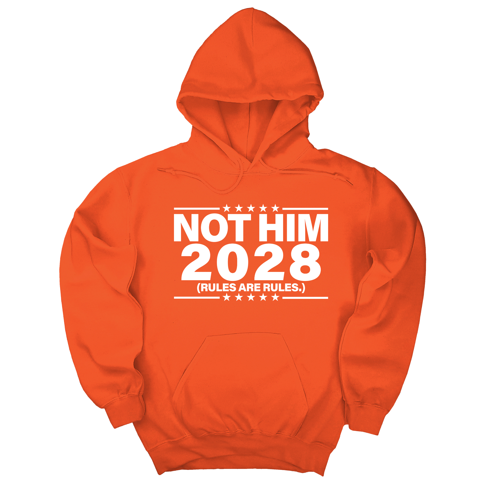 Not Him 2028 Rules are Rules Unisex Hoodie-Hoodie-The Original God Ain't Petty But I Am