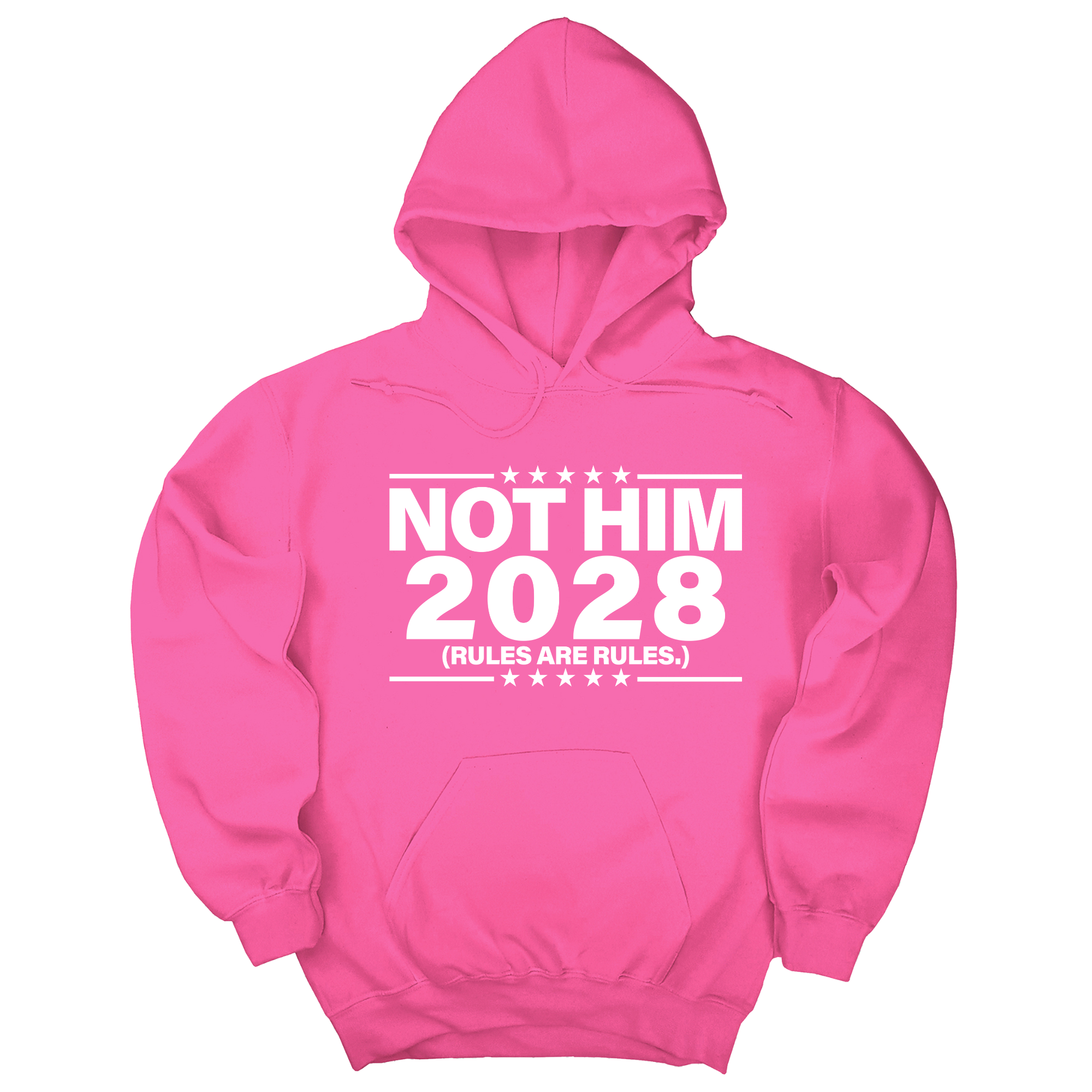 Not Him 2028 Rules are Rules Unisex Hoodie-Hoodie-The Original God Ain't Petty But I Am