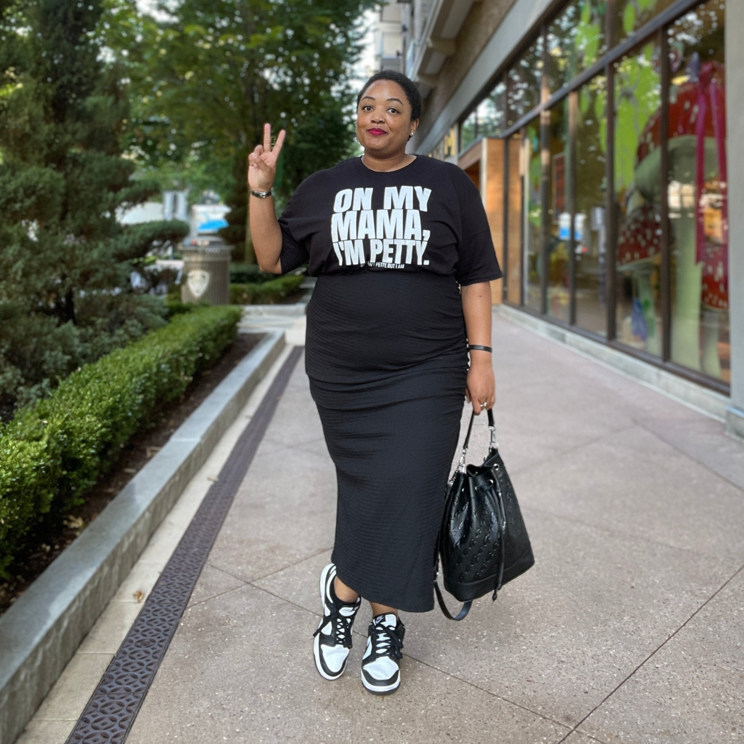 On my Mama I'm Petty Unisex Tee-T-Shirt-The Original God Ain't Petty But I Am