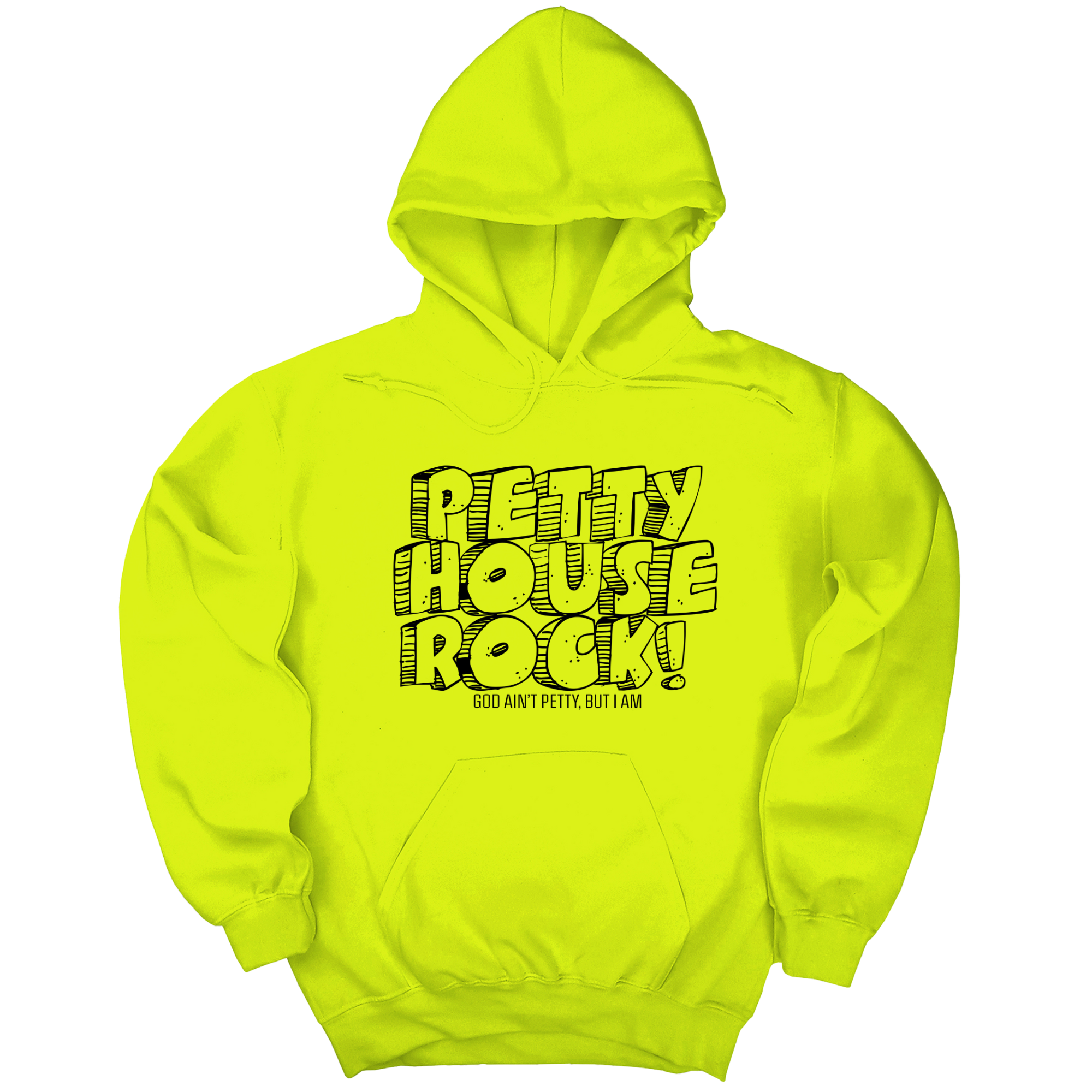 Petty House Rock Unisex Hoodie-Hoodie-The Original God Ain't Petty But I Am