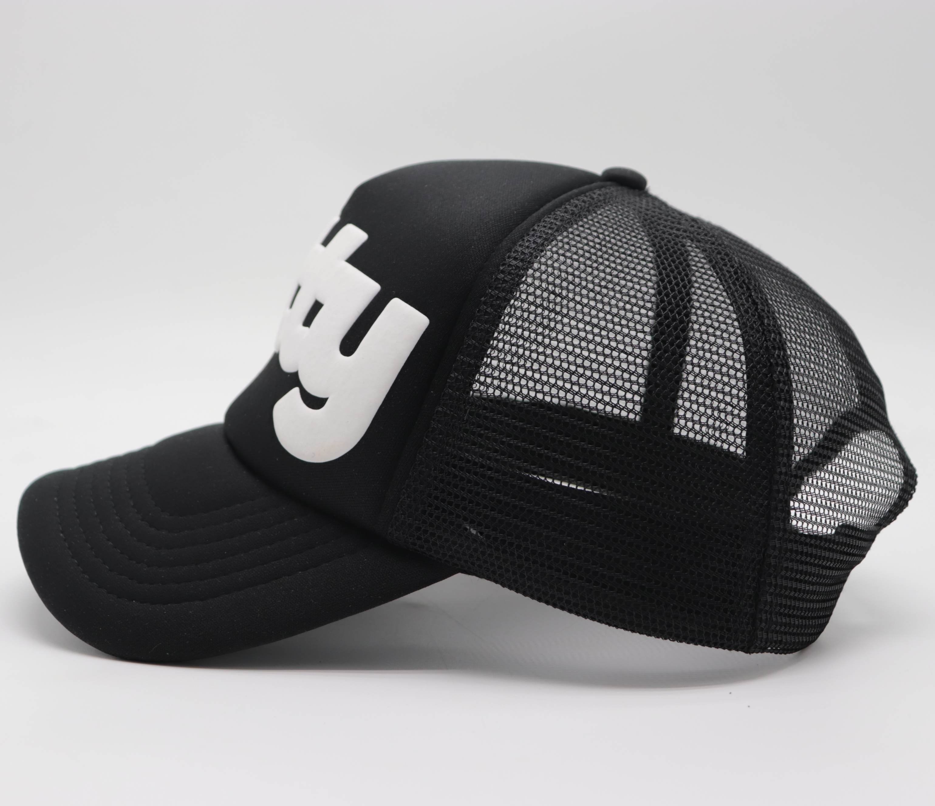 Petty (PUFF) Trucker Hat-Hats-The Original God Ain't Petty But I Am