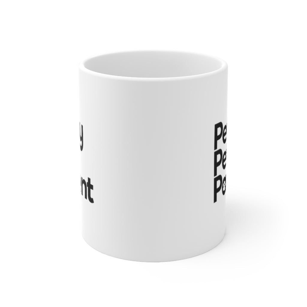Petty Pet Parent Mug 11oz (White/Black)-Mug-The Original God Ain't Petty But I Am