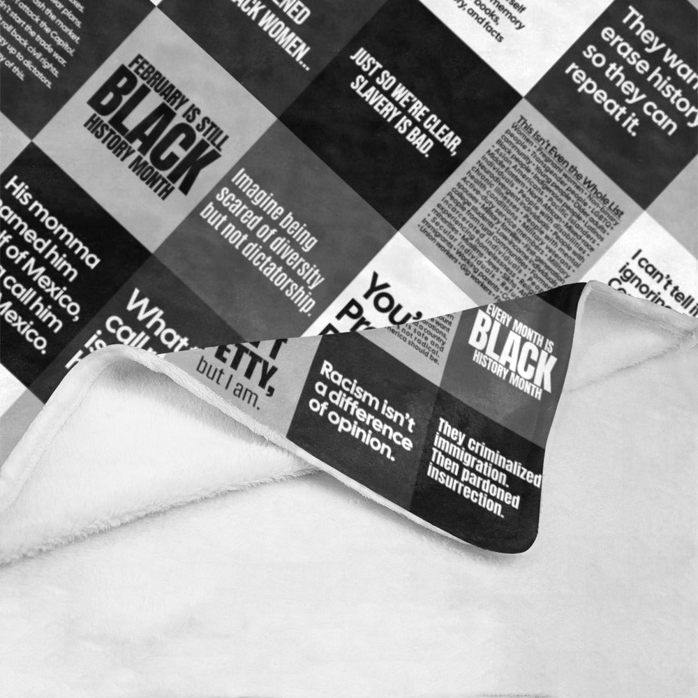 Petty Quilt Blanket 2025 60 inches by 80 inches-Blanket-The Original God Ain't Petty But I Am