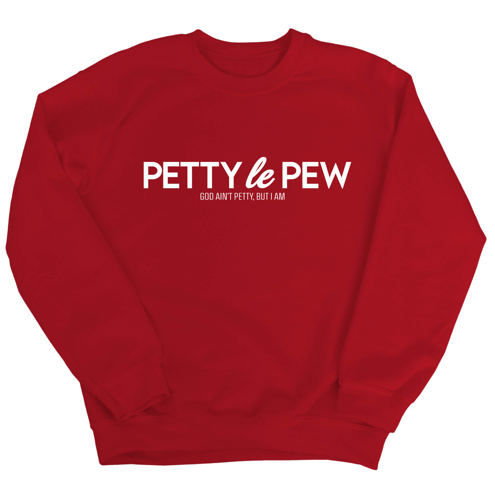 Petty le Pew Unisex Sweatshirt-Sweatshirt-The Original God Ain't Petty But I Am