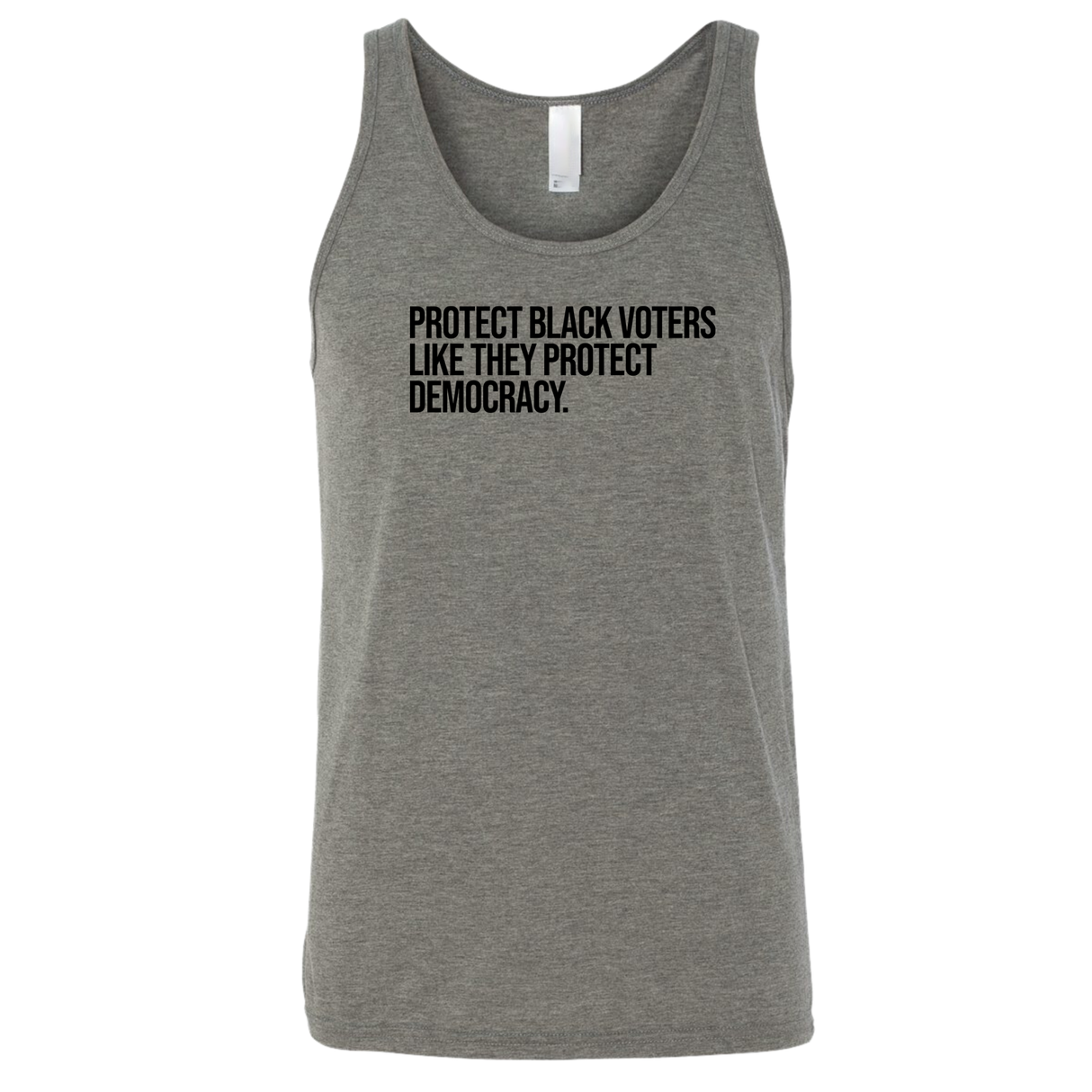 Protect Black Voters Like They Protect Democracy Unisex Tank Top-T-Shirt-The Original God Ain't Petty But I Am