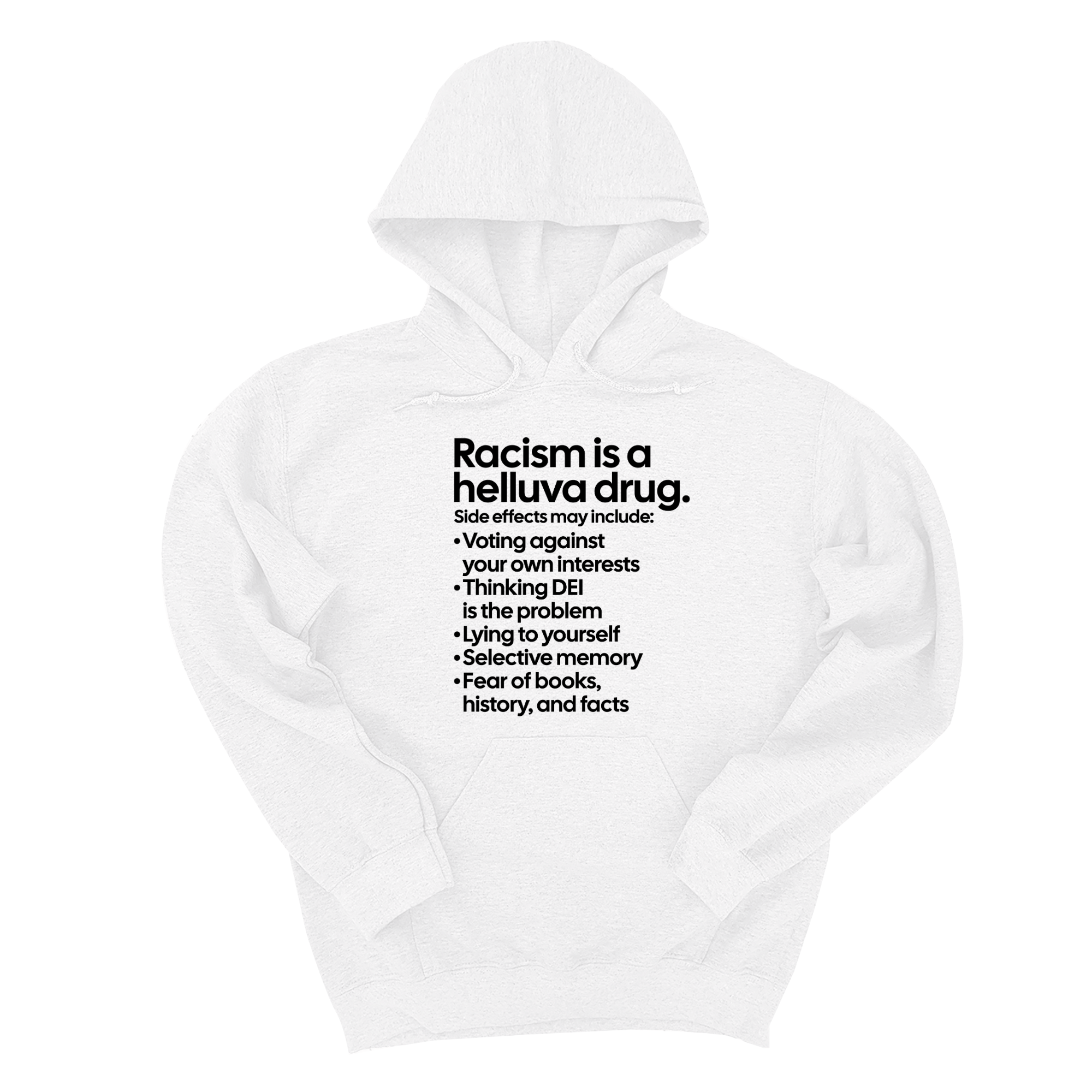 Racism Is a Helluva Drug Unisex Hoodie-Hoodie-The Original God Ain't Petty But I Am