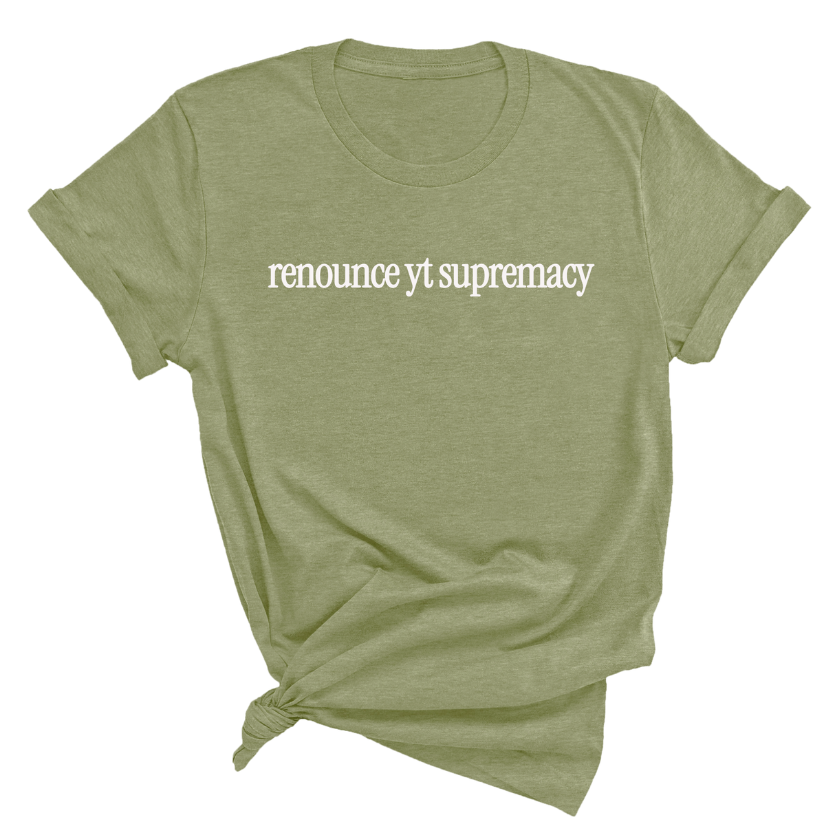Renounce YT Supremacy Unisex Tee-T-Shirt-The Original God Ain't Petty But I Am