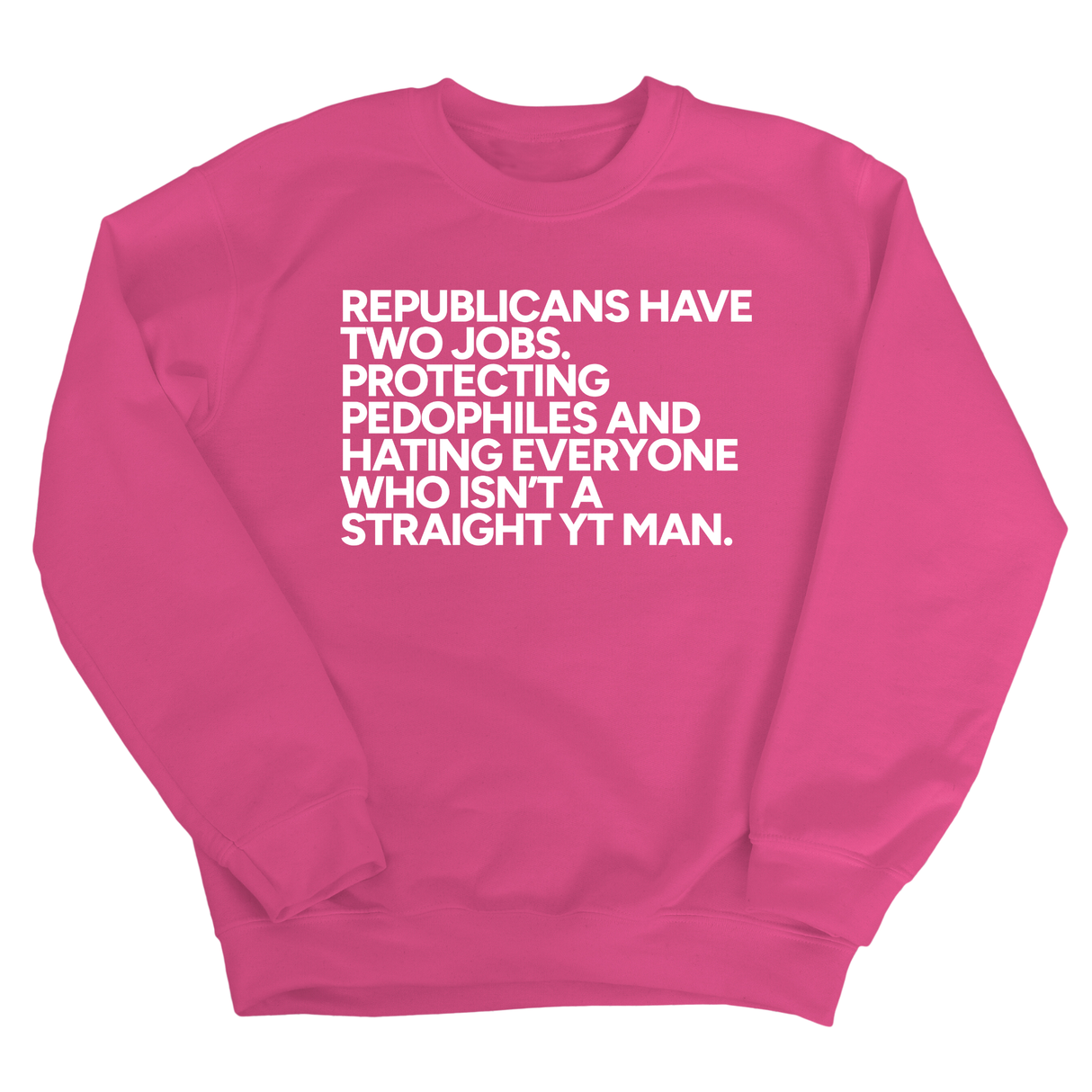 Republicans have two jobs. Protecting pedophiles and hating everyone who isn't a straight YT man Unisex Sweatshirt-Sweatshirt-The Original God Ain't Petty But I Am