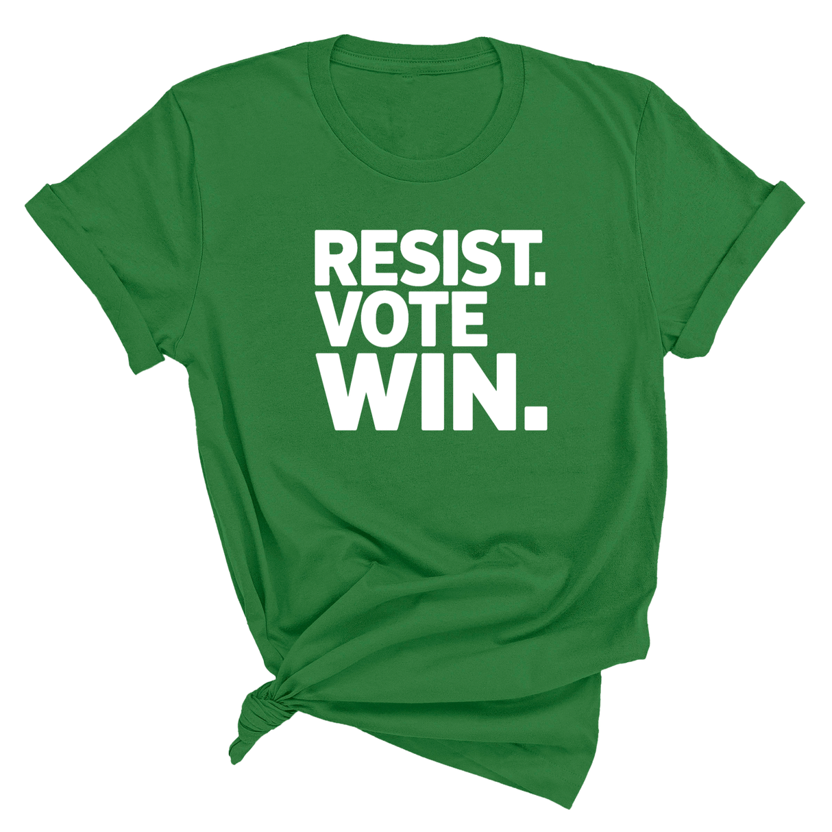 Resist. Vote. WIN Unisex Tee-T-Shirt-The Original God Ain't Petty But I Am