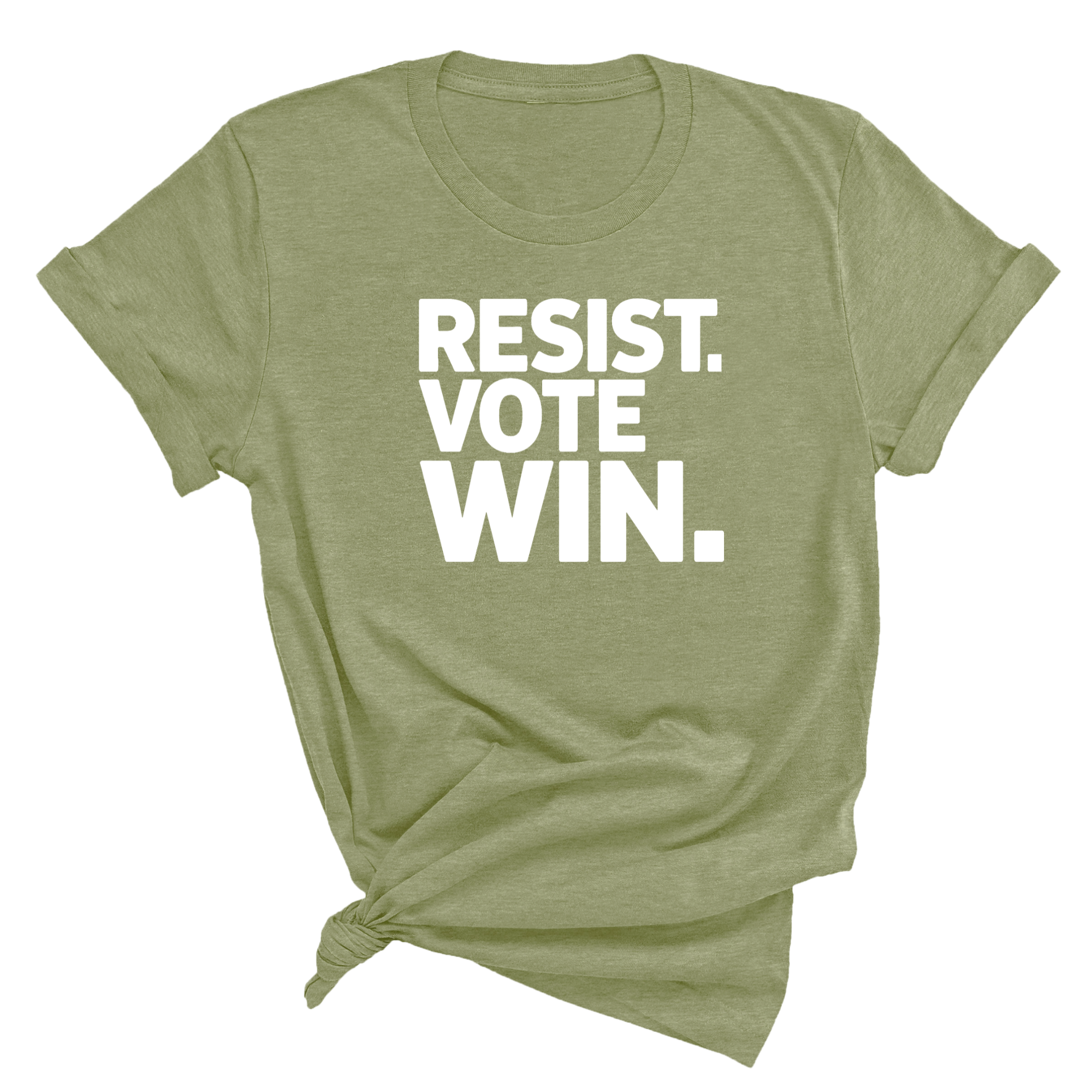 Resist. Vote. WIN Unisex Tee-T-Shirt-The Original God Ain't Petty But I Am