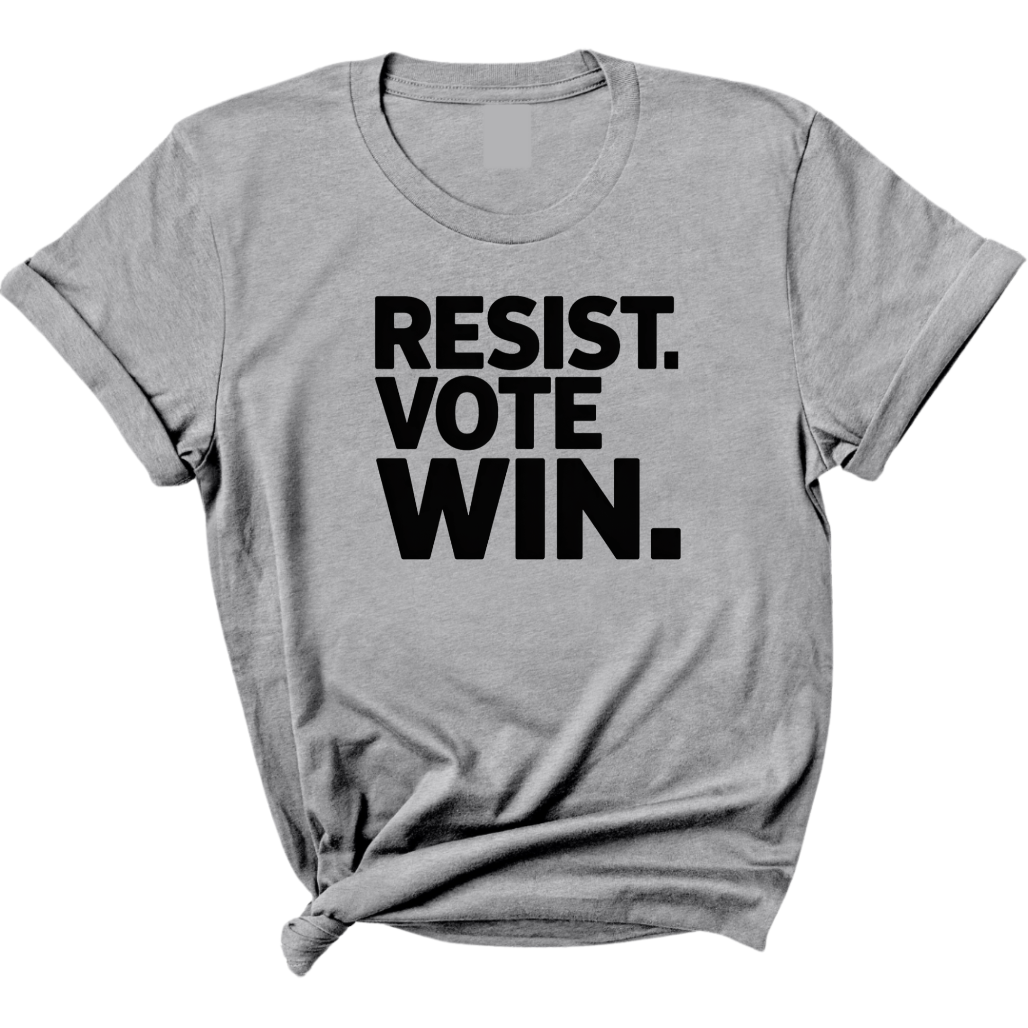 Resist. Vote. WIN Unisex Tee-T-Shirt-The Original God Ain't Petty But I Am