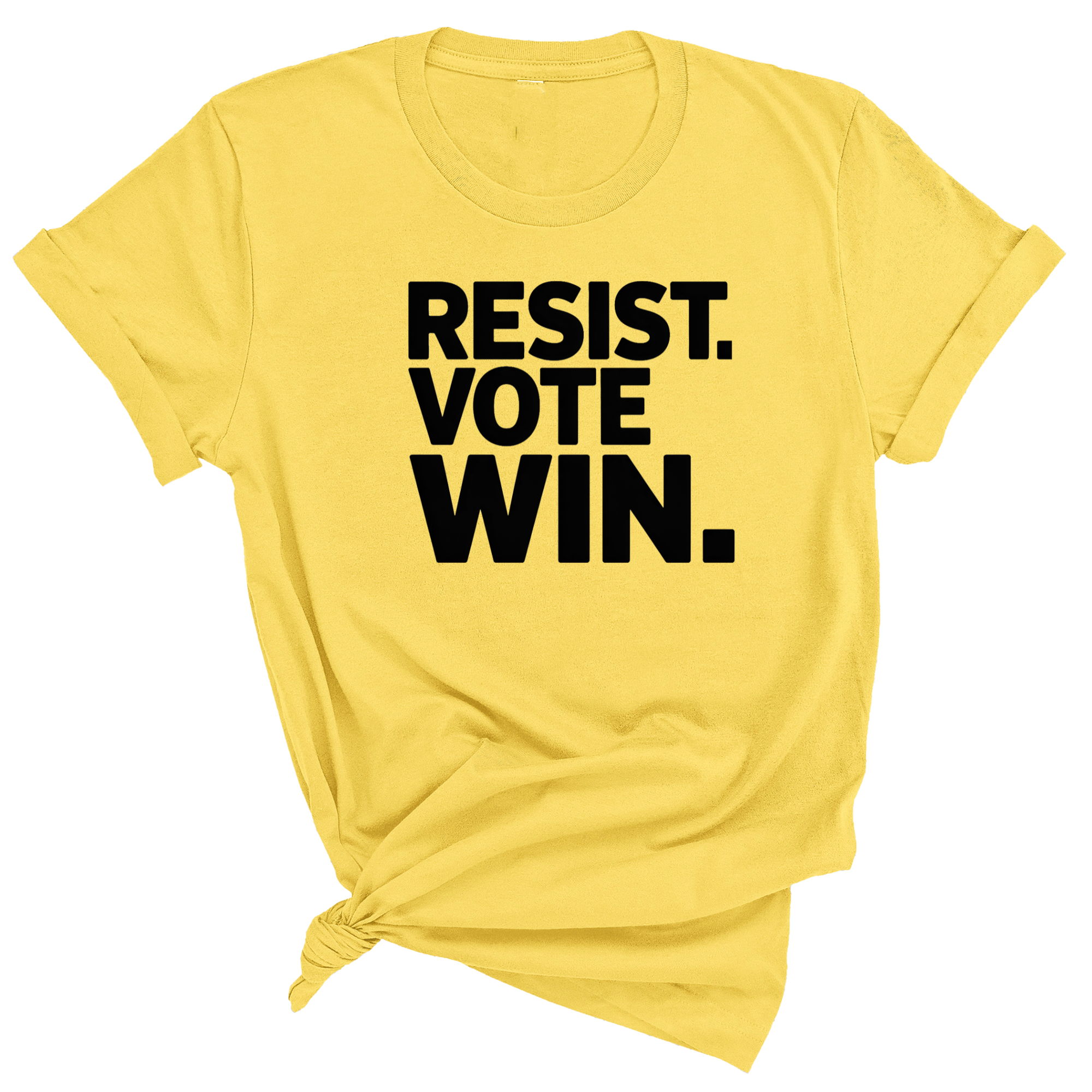 Resist. Vote. WIN Unisex Tee-T-Shirt-The Original God Ain't Petty But I Am