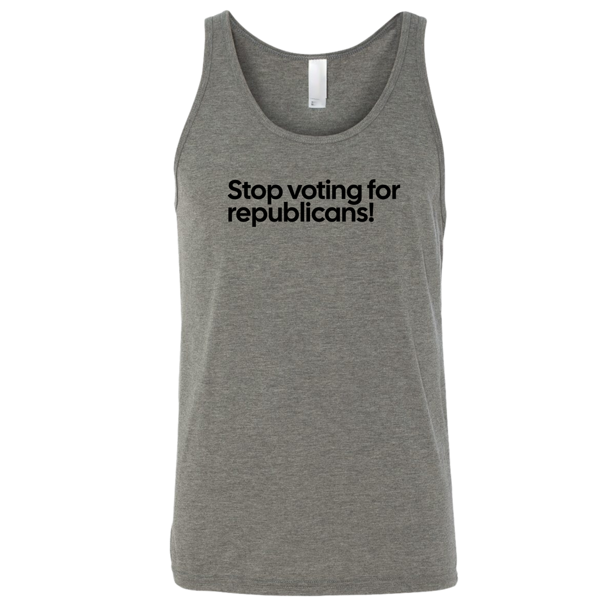 Stop Voting for Republicans Unisex Tank Top-T-Shirt-The Original God Ain't Petty But I Am