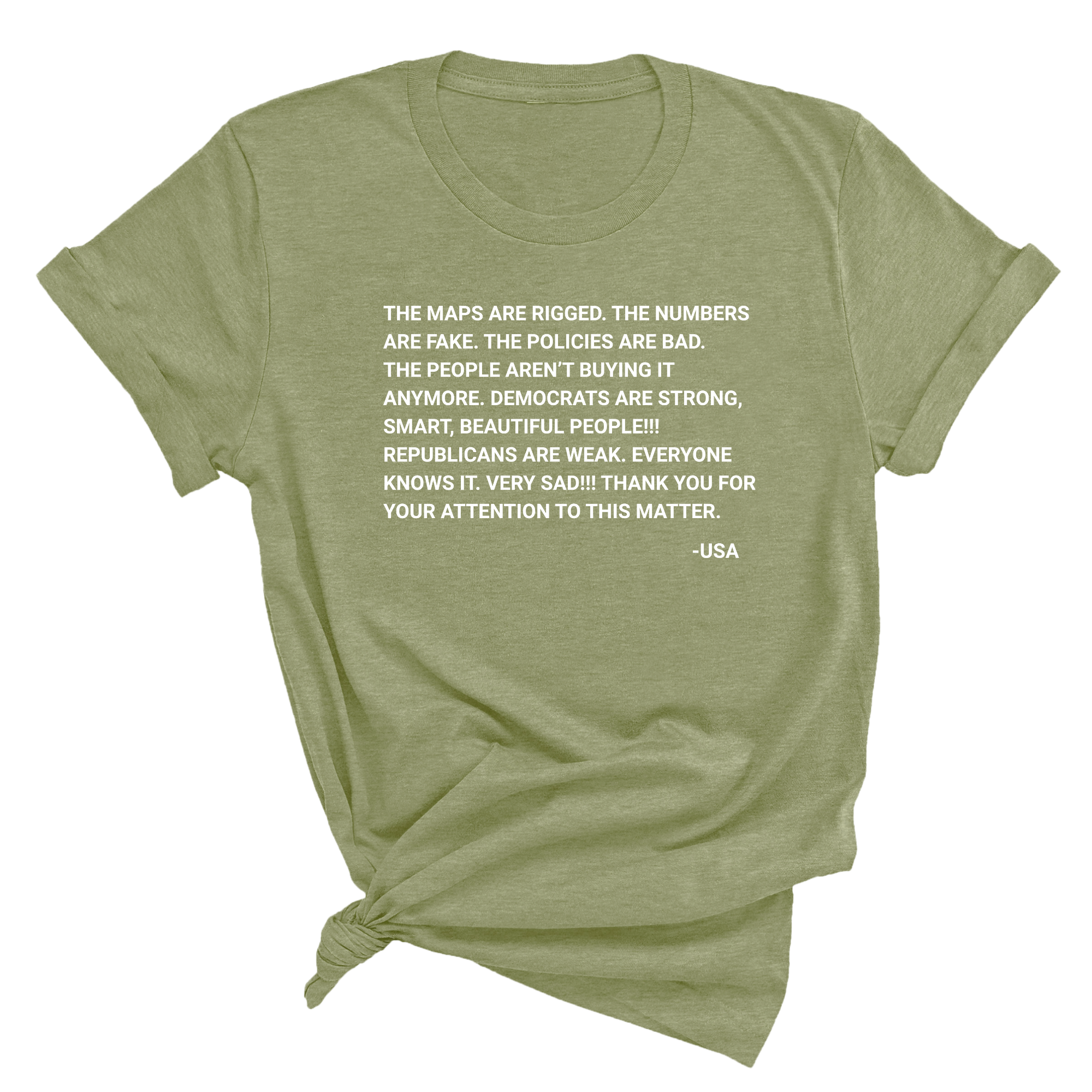 The Maps Are Rigged. Unhinged Rant Unisex Tee-T-Shirt-The Original God Ain't Petty But I Am