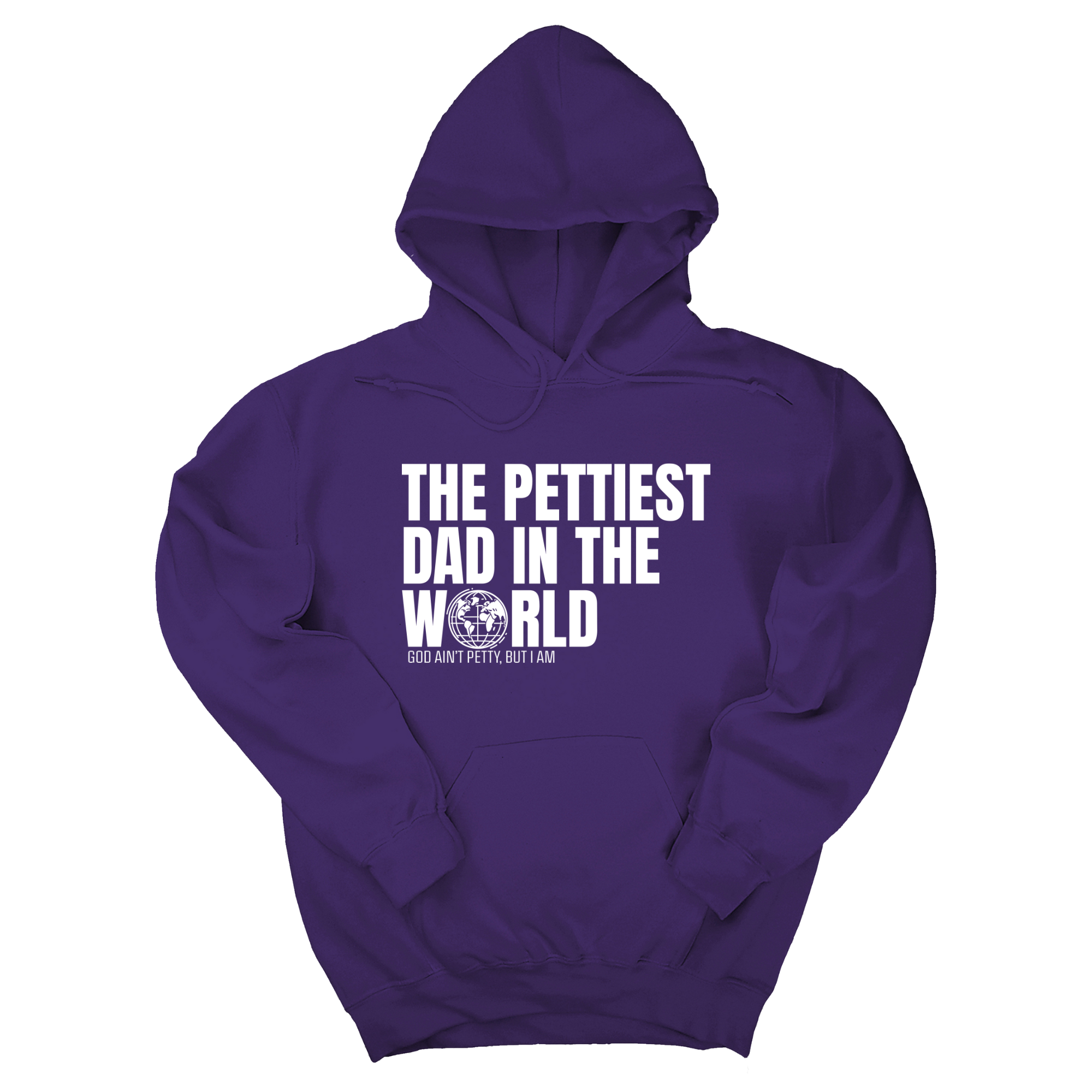 The Pettiest Dad in the World Unisex Hoodie-Hoodie-The Original God Ain't Petty But I Am