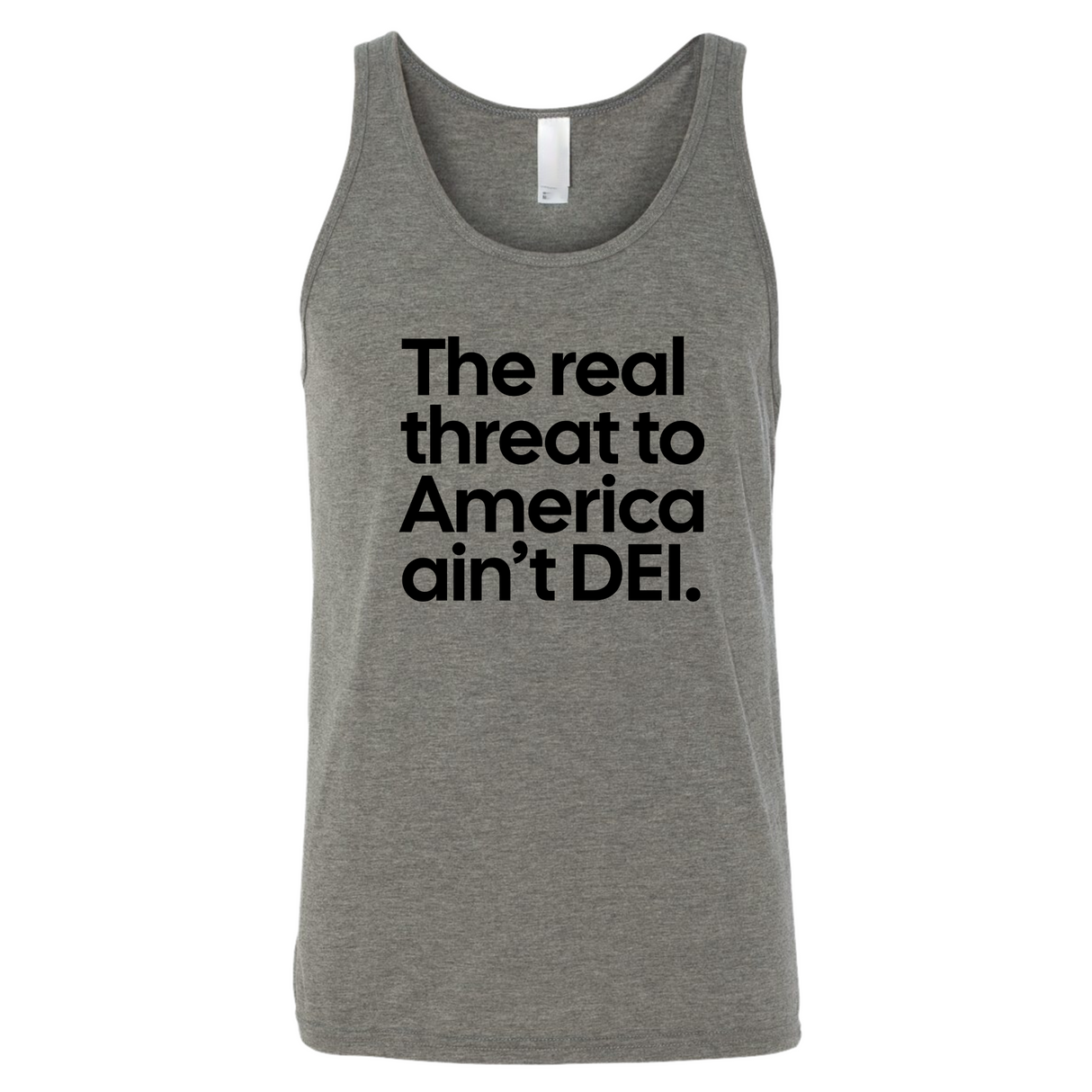 The Real Threat to America Ain’t DEI Unisex Tank Top-T-Shirt-The Original God Ain't Petty But I Am