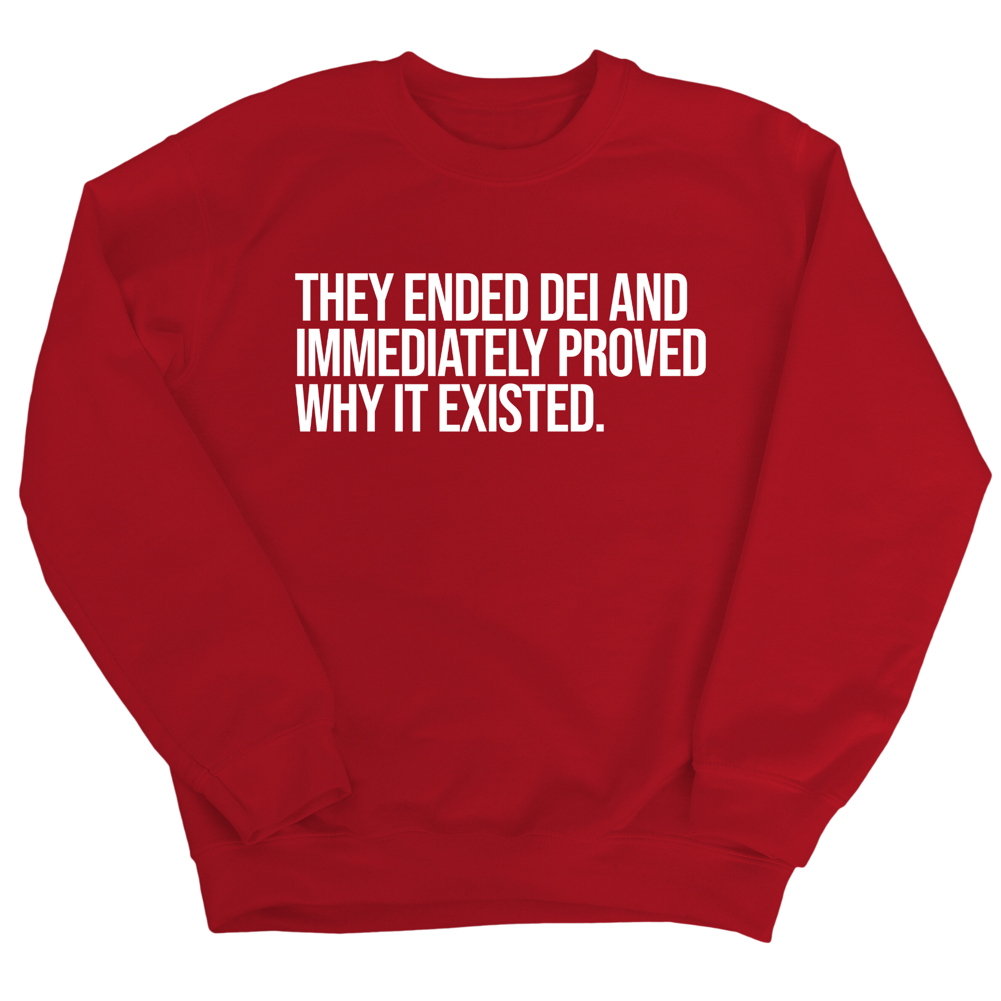 They Ended DEI and Immediately Proved Why It Existed Unisex Sweatshirt-Sweatshirt-The Original God Ain't Petty But I Am