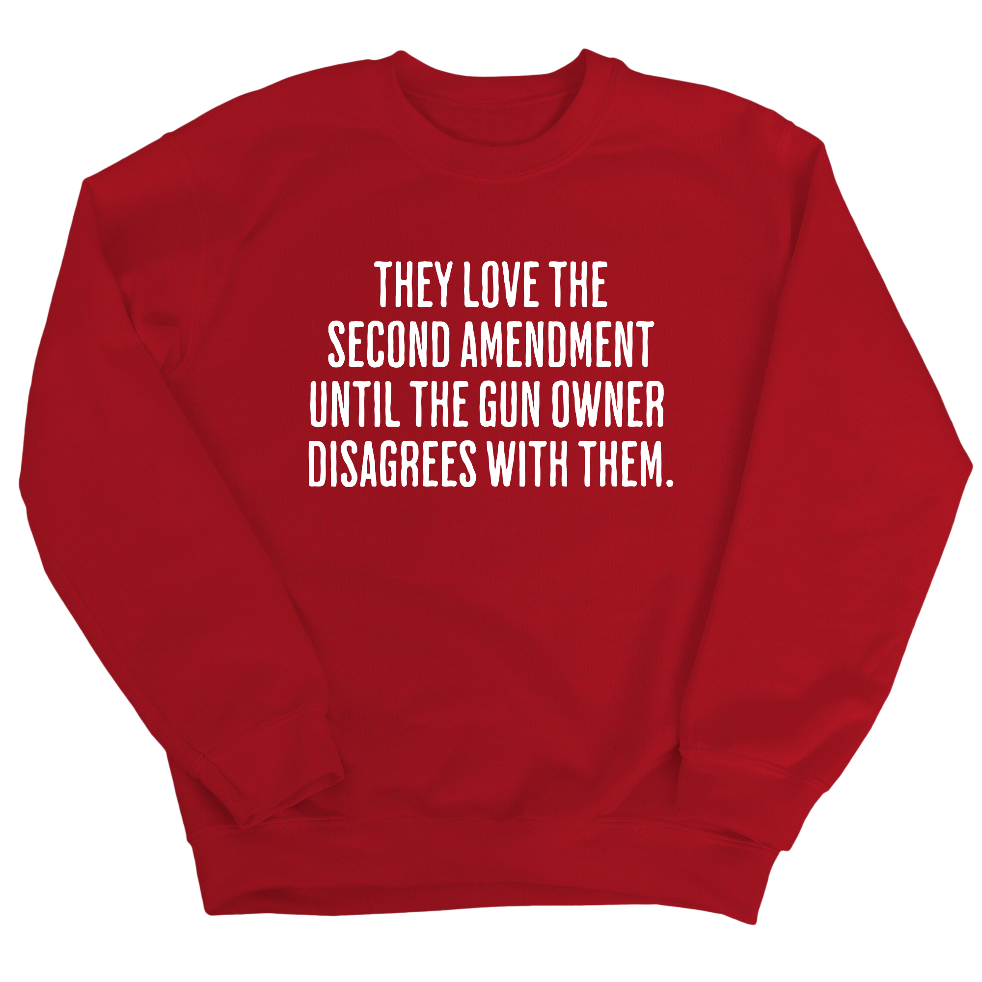 They love the Second Amendment until the gun owner disagrees with them Unisex Sweatshirt-Sweatshirt-The Original God Ain't Petty But I Am