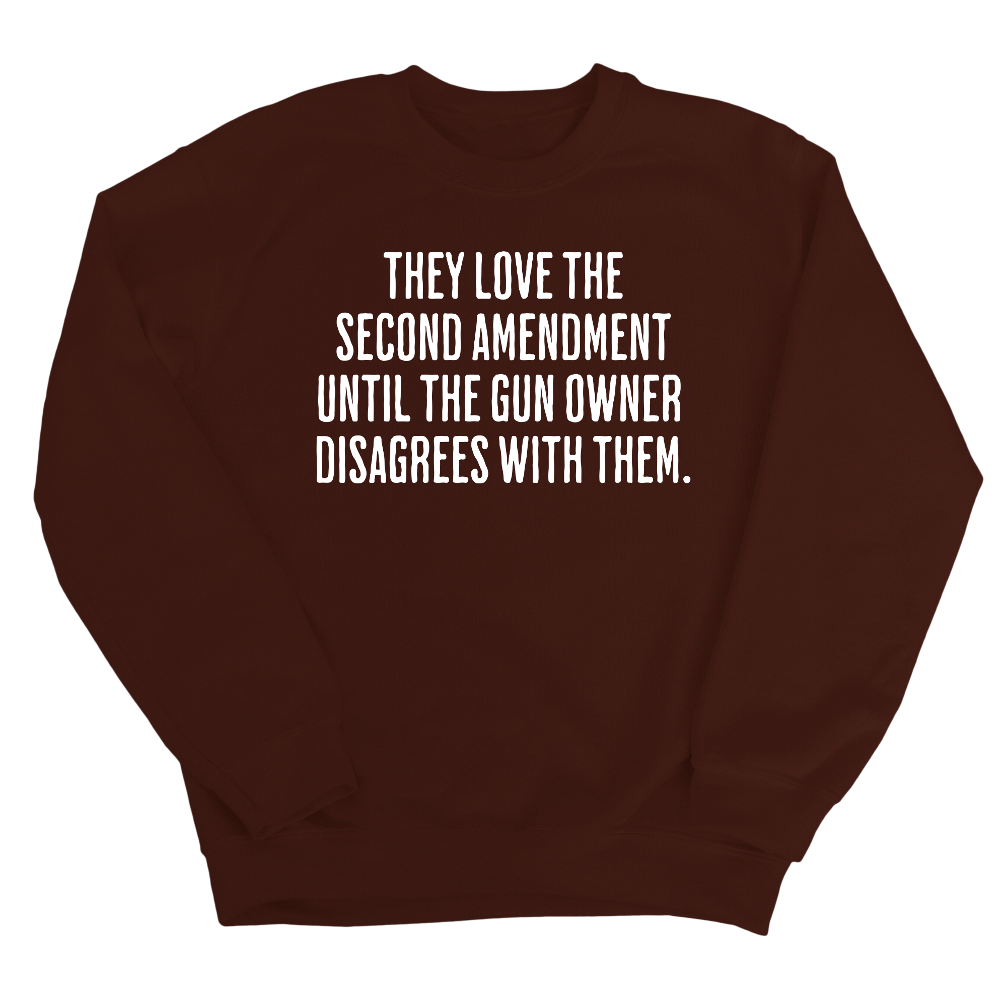They love the Second Amendment until the gun owner disagrees with them Unisex Sweatshirt-Sweatshirt-The Original God Ain't Petty But I Am