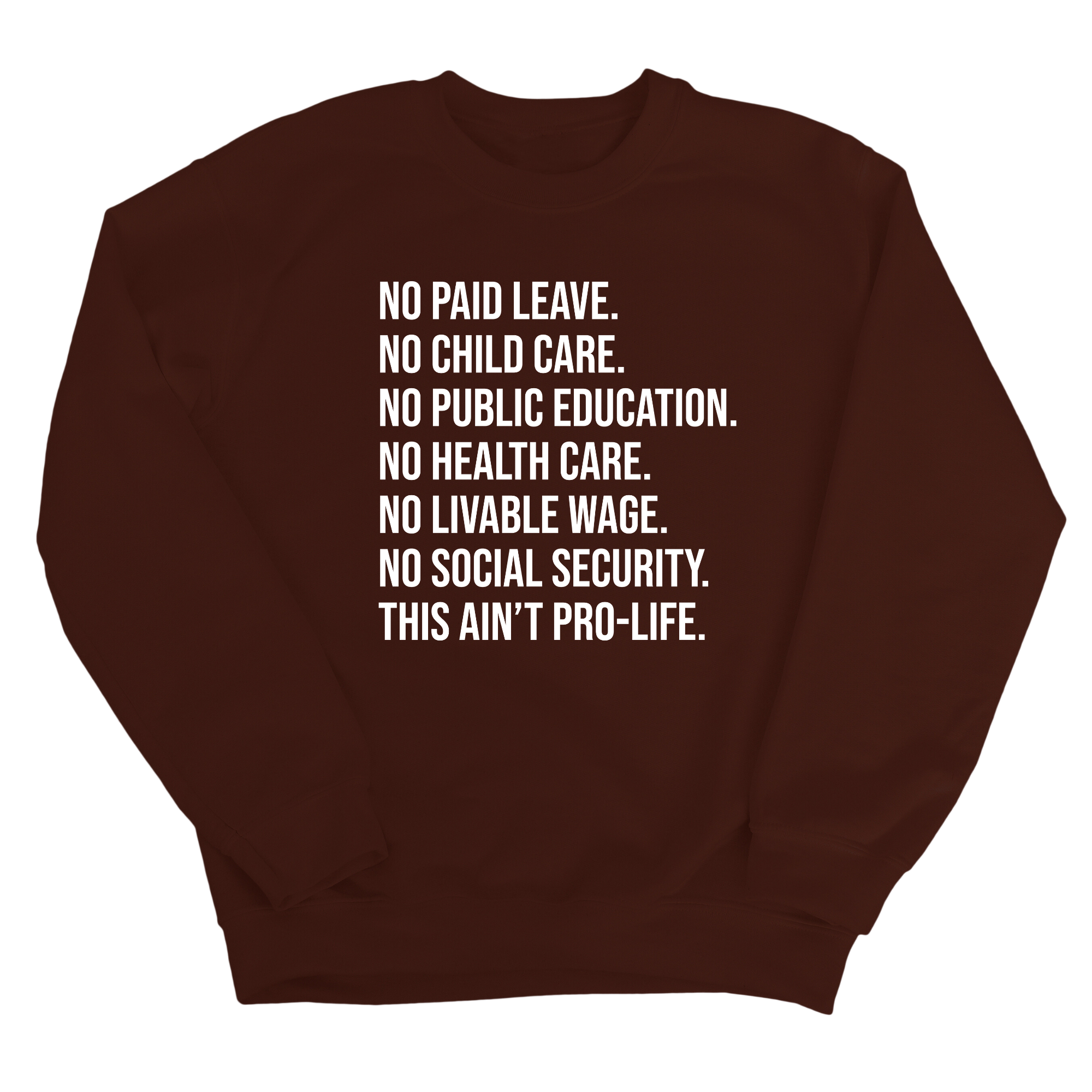 This Ain’t Pro-Life Unisex Sweatshirt-Sweatshirt-The Original God Ain't Petty But I Am